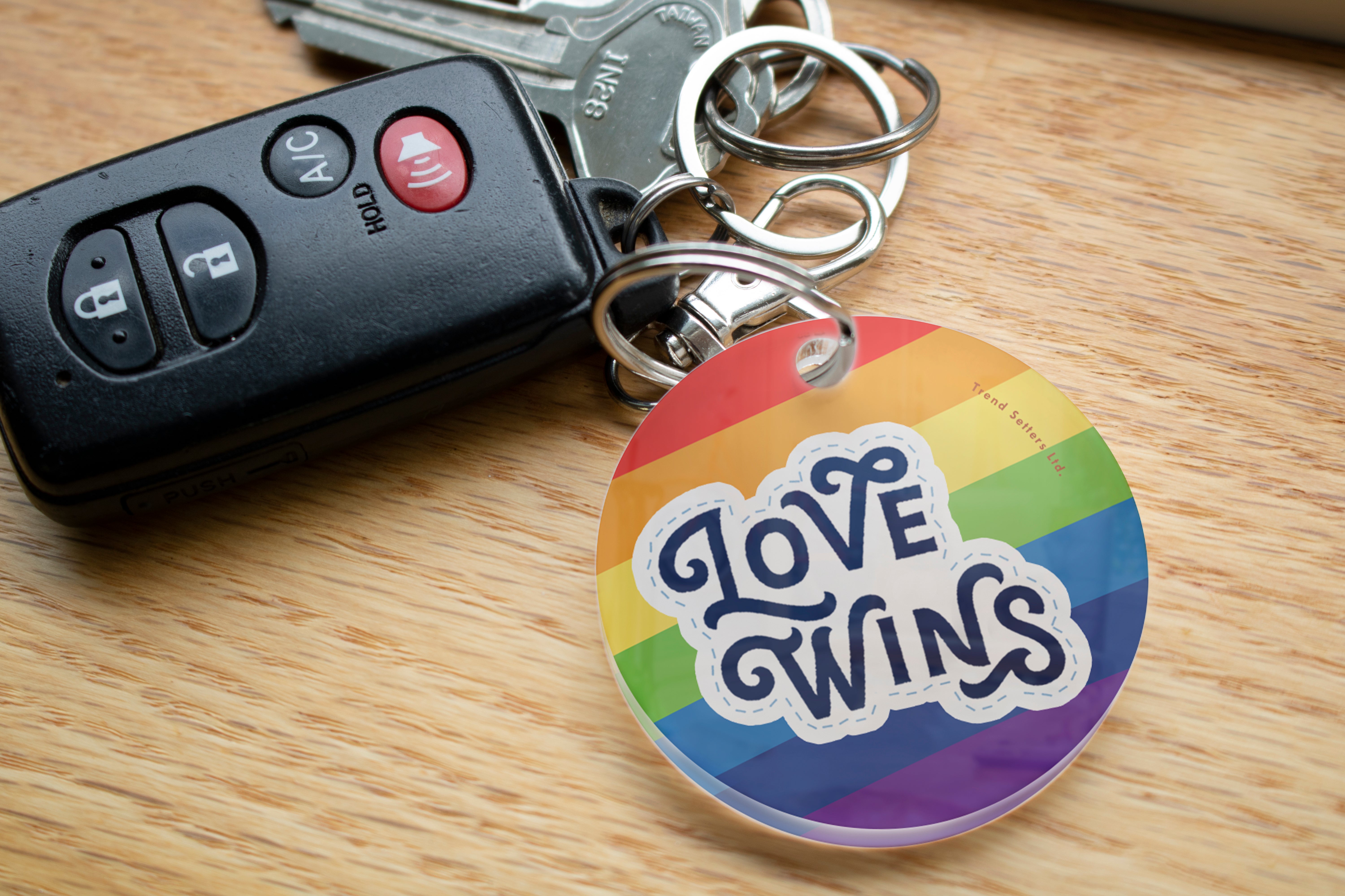 Pride Collection (Love Wins) Acrylic Keychain ACPKRCIR594