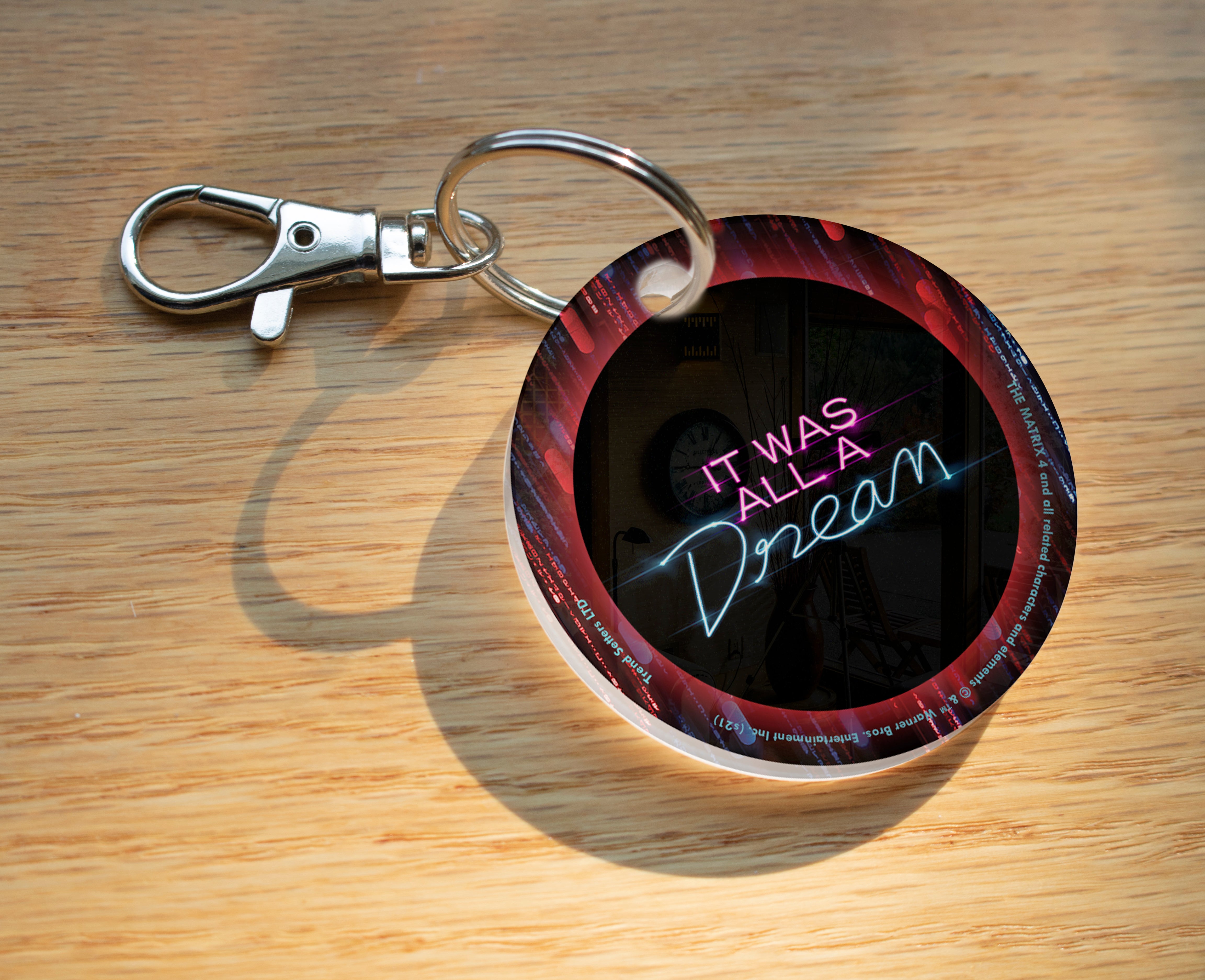 The Matrix Resurrections (It Was All a Dream) Shaped Acrylic Keychain Print ACPKRCIR693