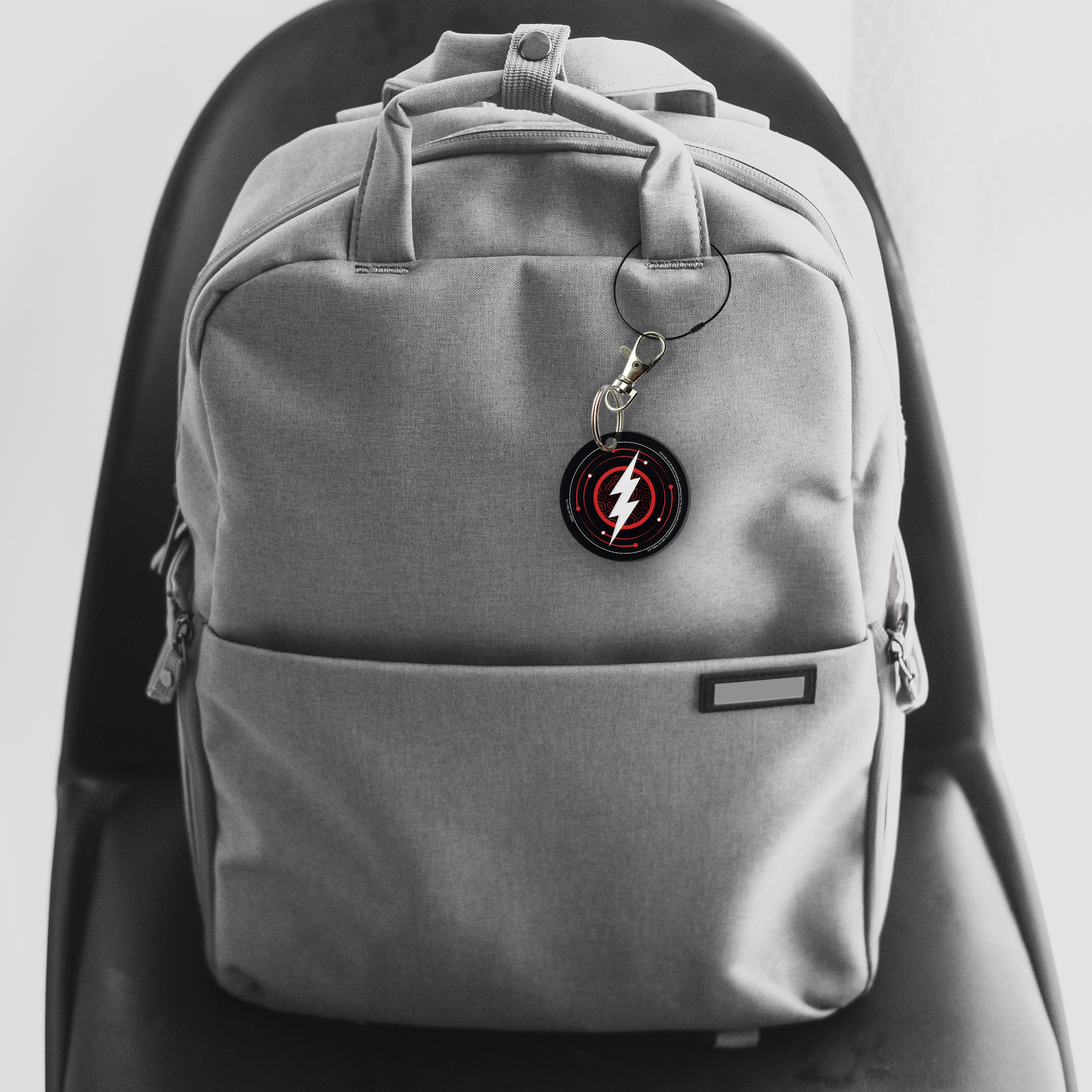 The Flash (Atoms) Circle Shaped Acrylic Keychain ACPKRCIR720