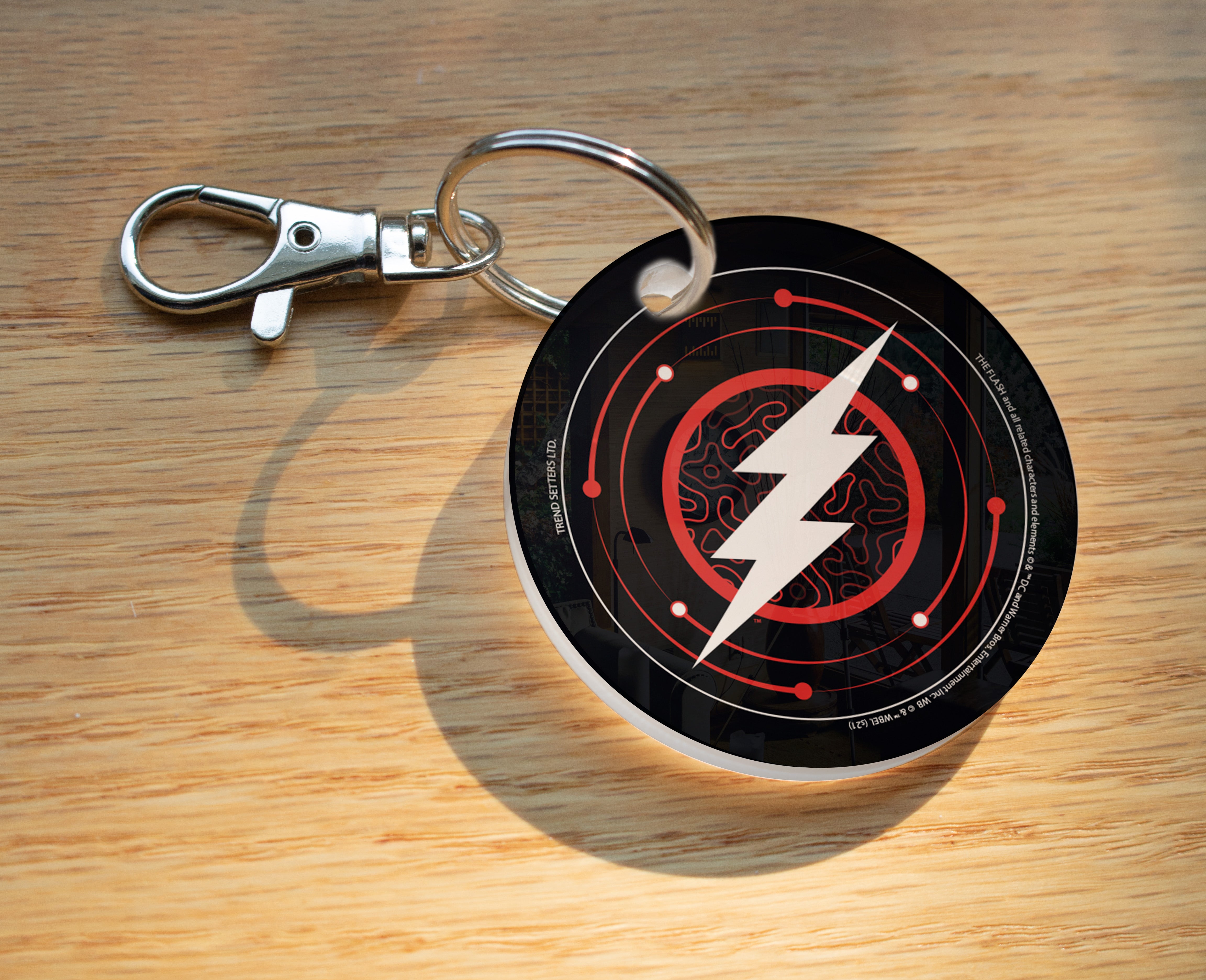 The Flash (Atoms) Circle Shaped Acrylic Keychain ACPKRCIR720