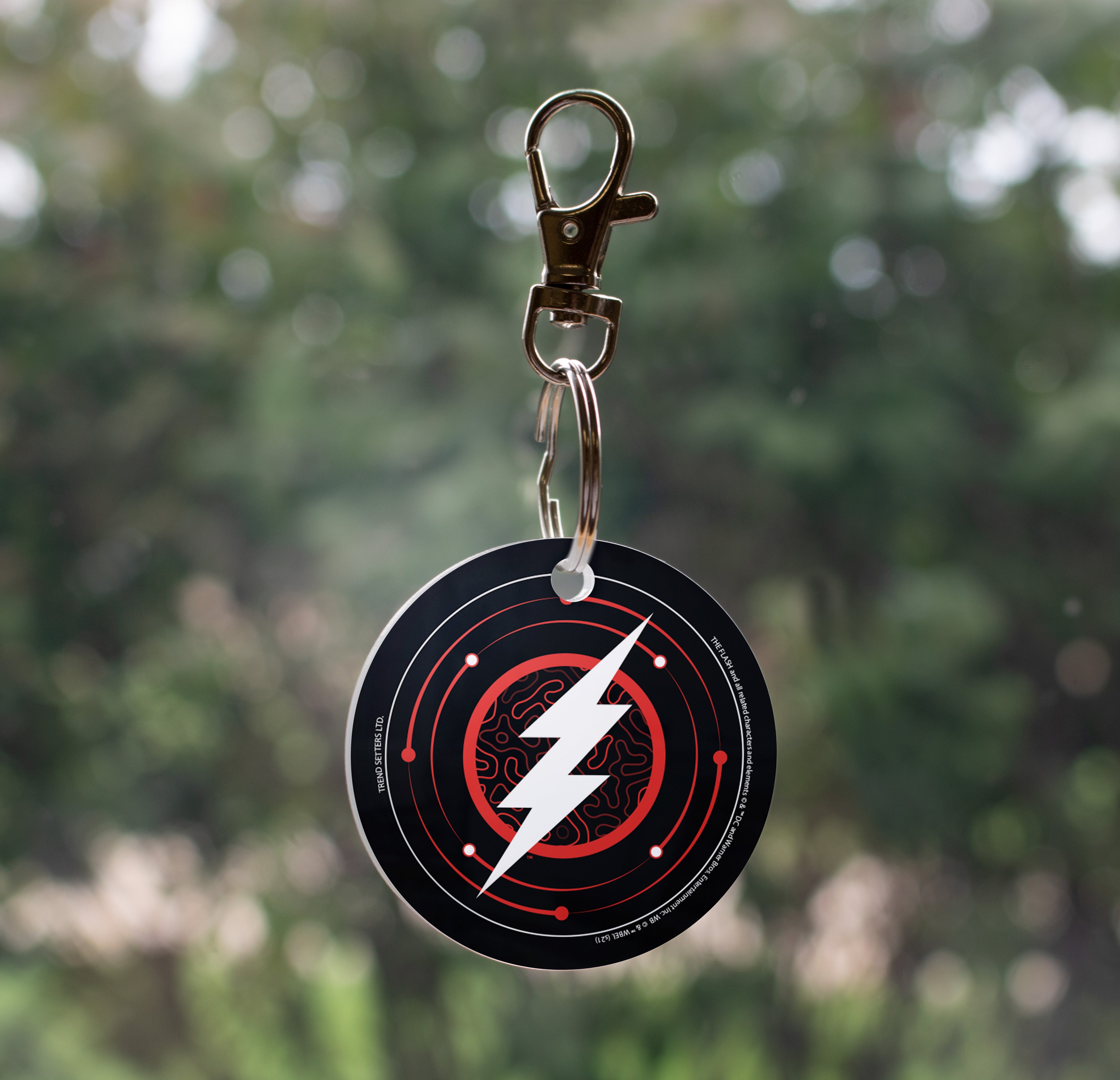 The Flash (Atoms) Circle Shaped Acrylic Keychain ACPKRCIR720