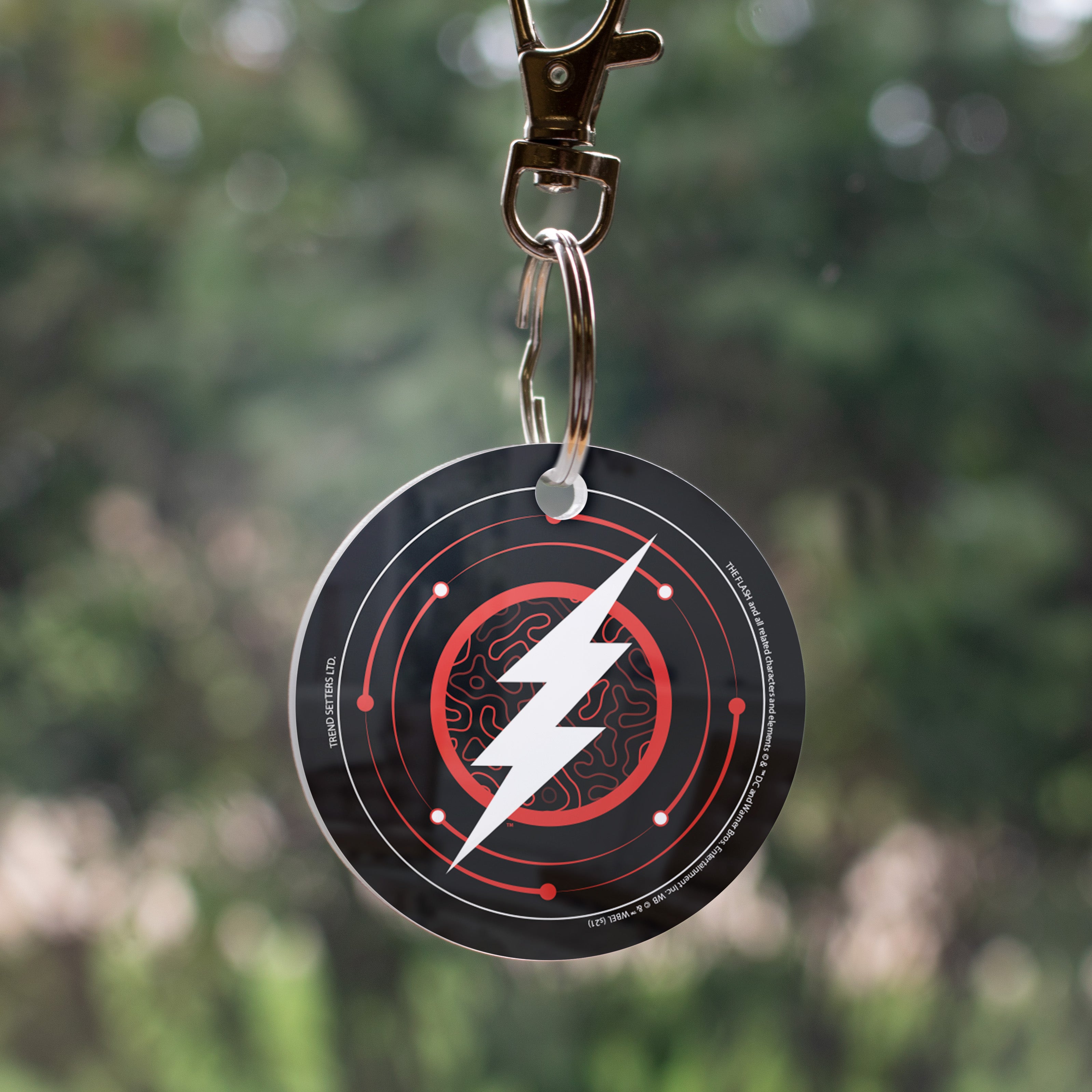 The Flash (Atoms) Circle Shaped Acrylic Keychain ACPKRCIR720