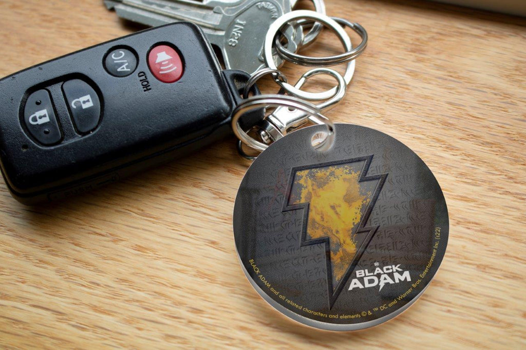 Black Adam (Black Adam Logo) Circle Shaped Acrylic Keychain Print ACPKRCIR723