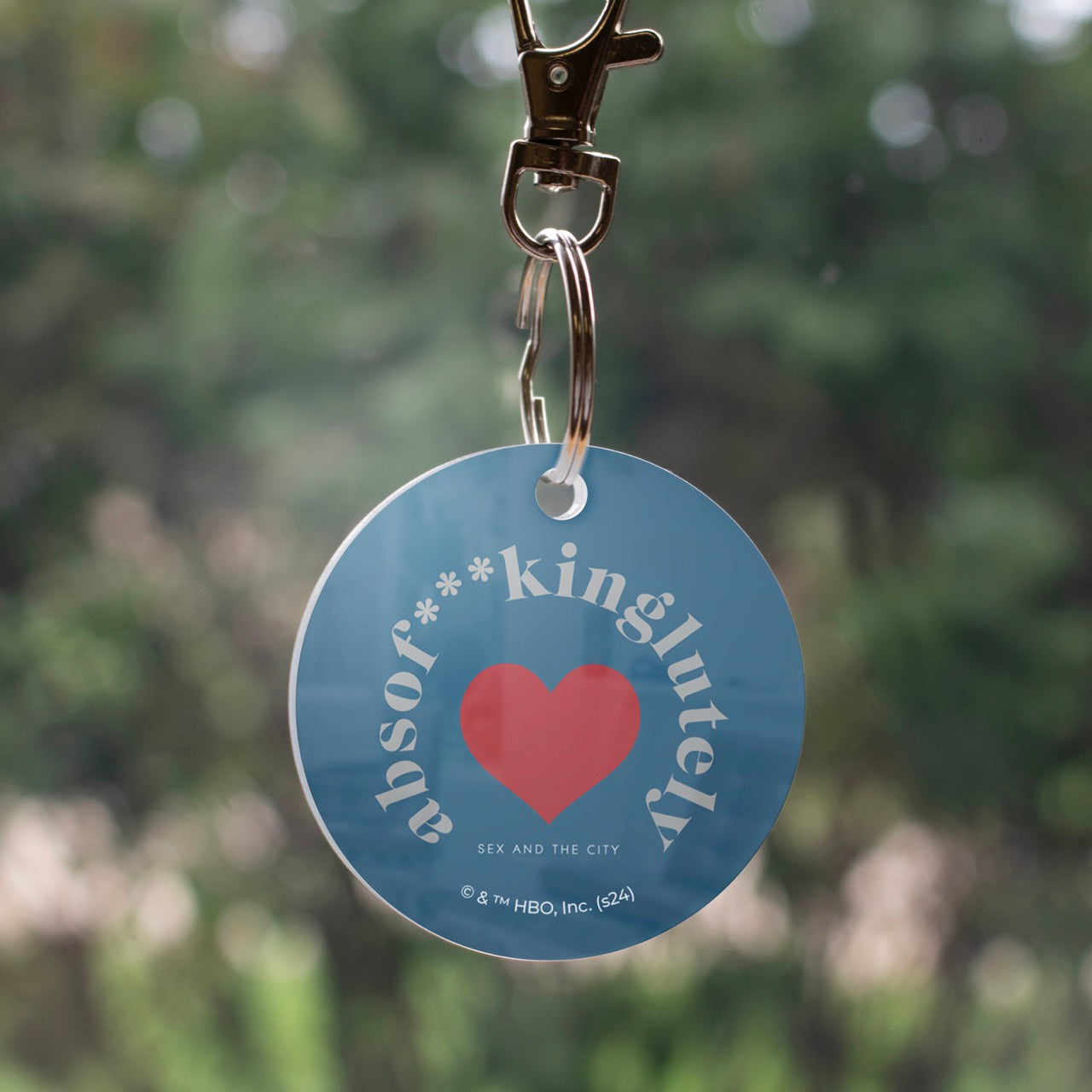 Sex and the City (Absof---kinglutely) Circle Shaped Acrylic Keychain ACPKRCIR841