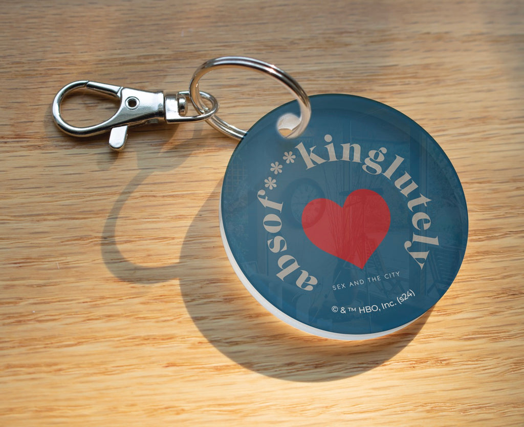 Sex and the City (Absof---kinglutely) Circle Shaped Acrylic Keychain ACPKRCIR841