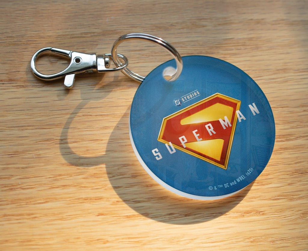 Superman (2025) (Logo) Circle Shaped Acrylic Keychain ACPKRCIR880