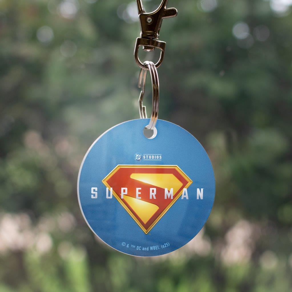 Superman (2025) (Logo) Circle Shaped Acrylic Keychain ACPKRCIR880