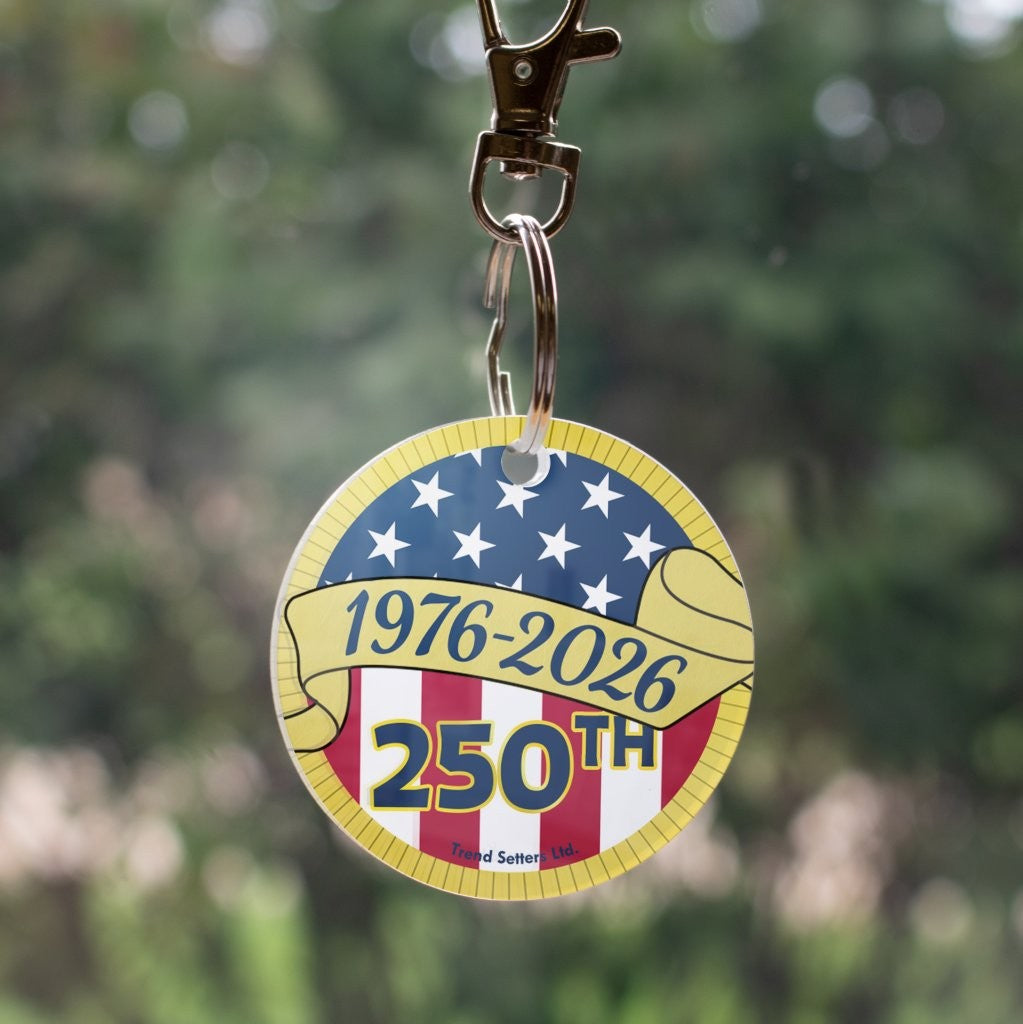 Trend Setters Original (America’s 250th) Circle Shaped Acrylic Keychain ACPKRCIR908
