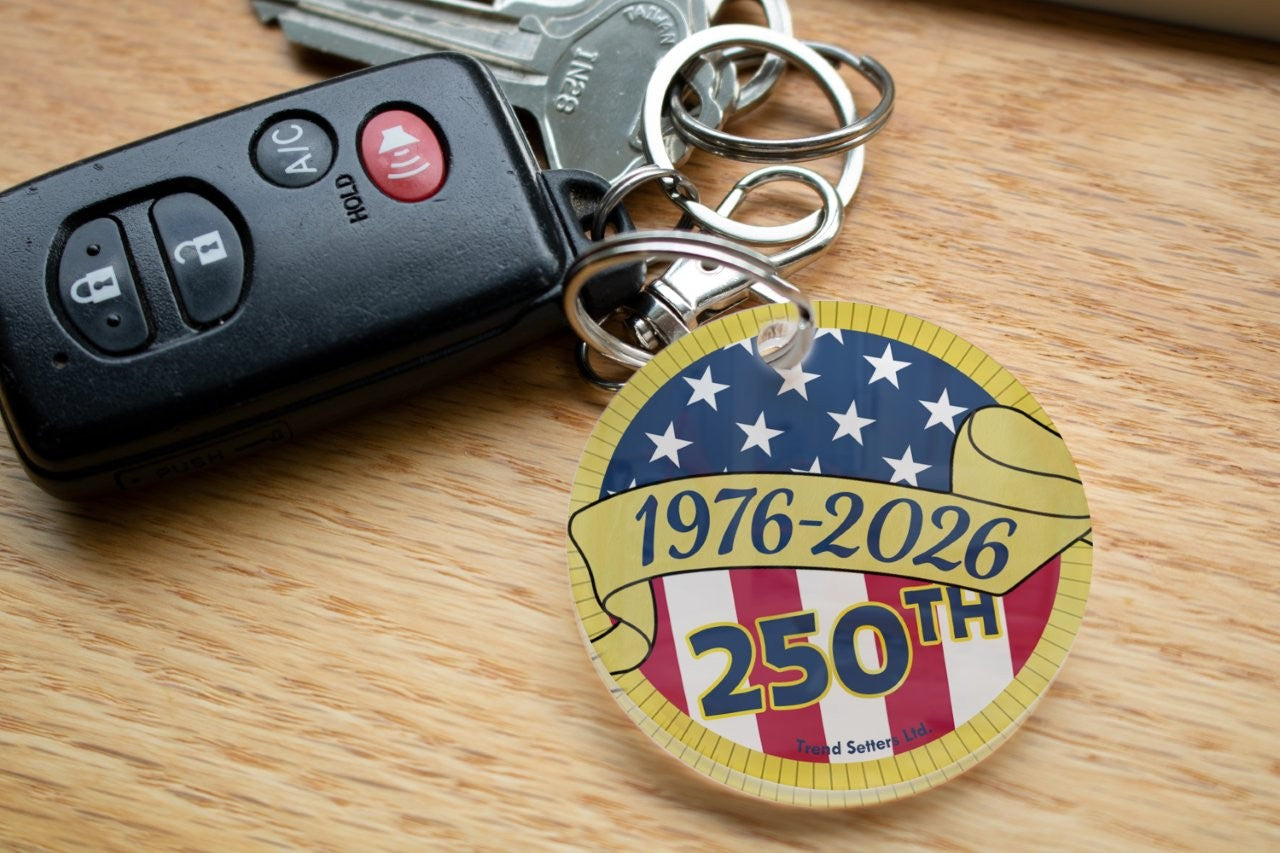 Trend Setters Original (America’s 250th) Circle Shaped Acrylic Keychain ACPKRCIR908