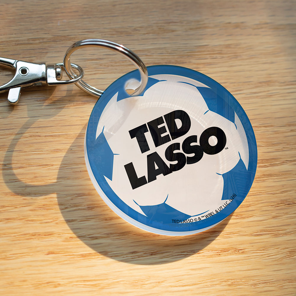 Ted Lasso (Soccer Ball Logo) 2" Circle-Shaped Acrylic Keychain ACPKRCIR913
