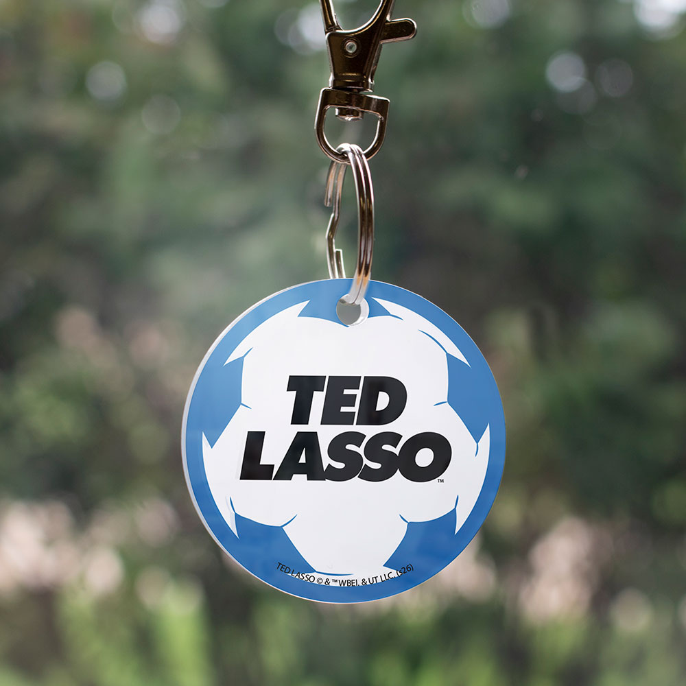 Ted Lasso (Soccer Ball Logo) 2" Circle-Shaped Acrylic Keychain ACPKRCIR913