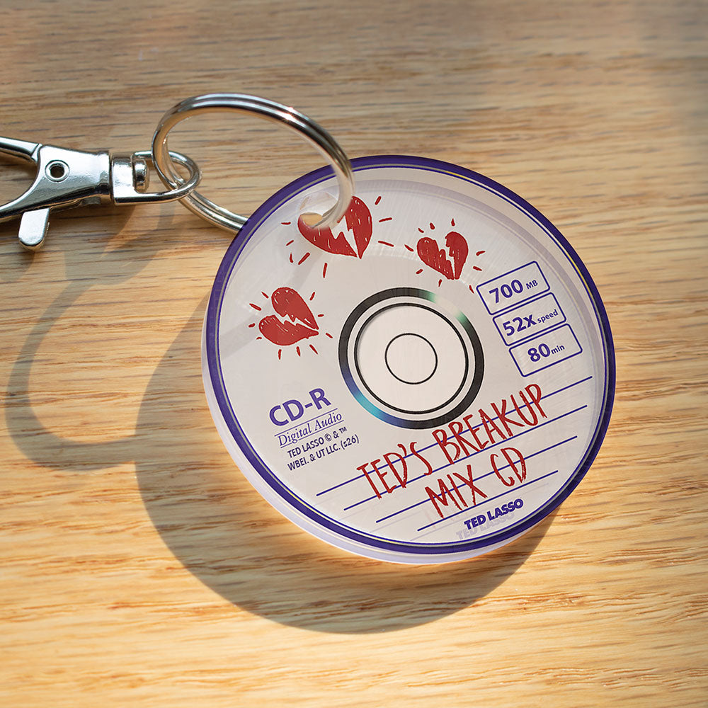 Ted Lasso (Breakup Mix CD) 2" Circle-Shaped Acrylic Keychain ACPKRCIR914
