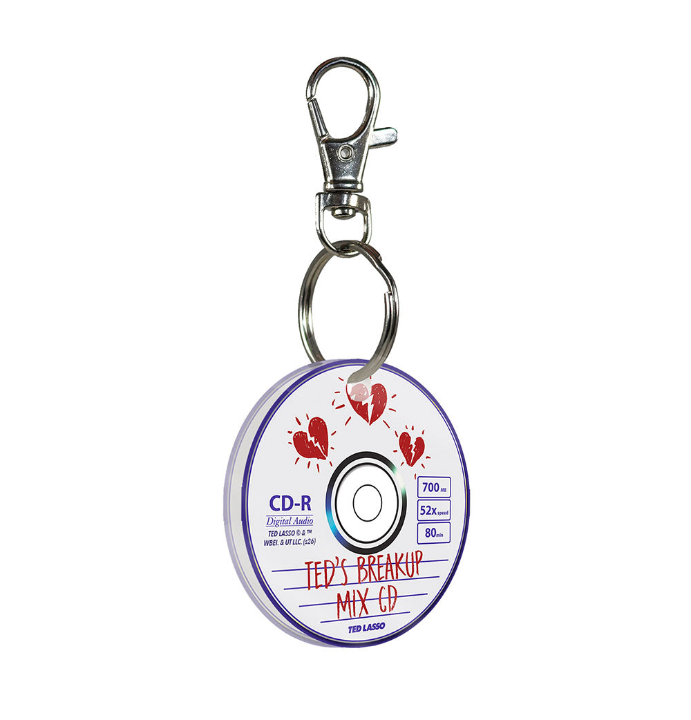 Ted Lasso (Breakup Mix CD) 2" Circle-Shaped Acrylic Keychain ACPKRCIR914