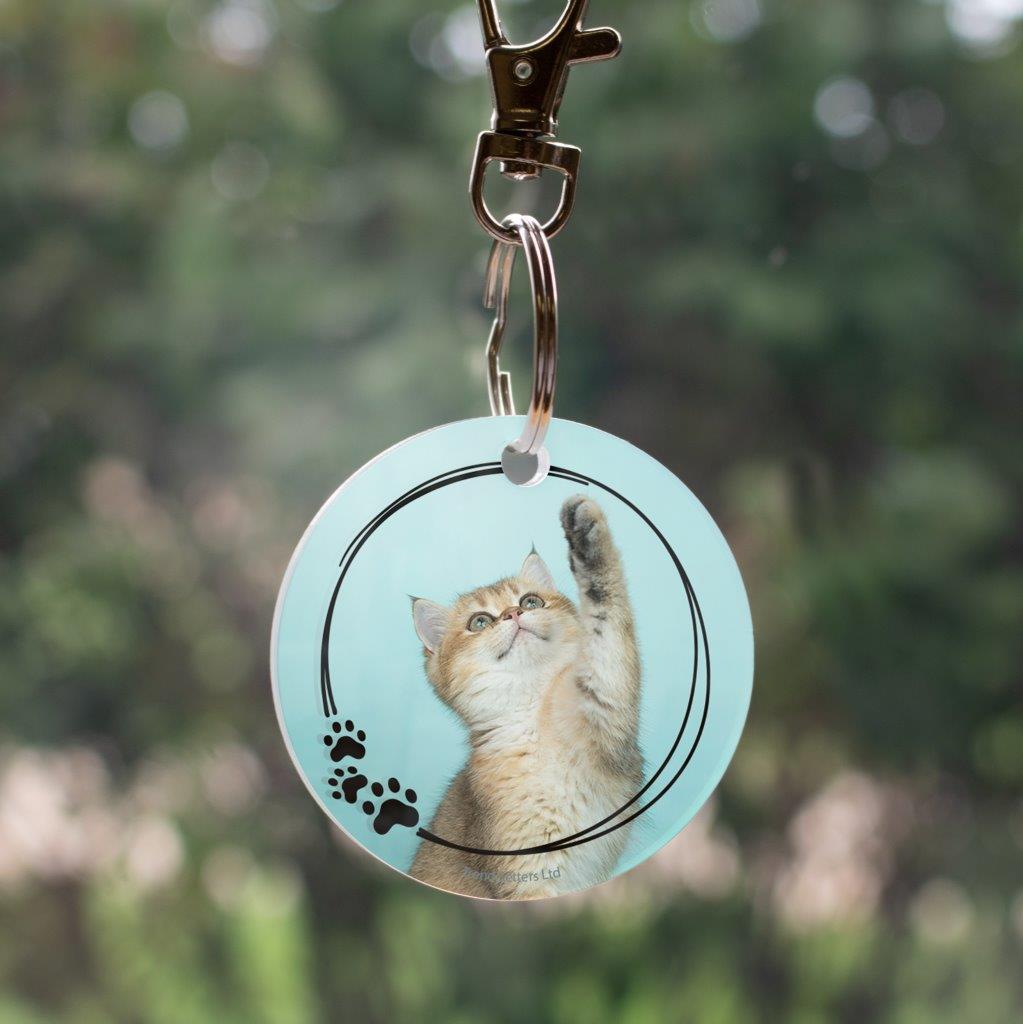 Trend Setters Original (Pet Paws) Personalized Circle Shaped Acrylic Keychain ACPKRCIRU889