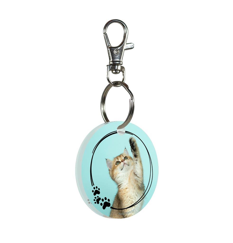 Trend Setters Original (Pet Paws) Personalized Circle Shaped Acrylic Keychain ACPKRCIRU889