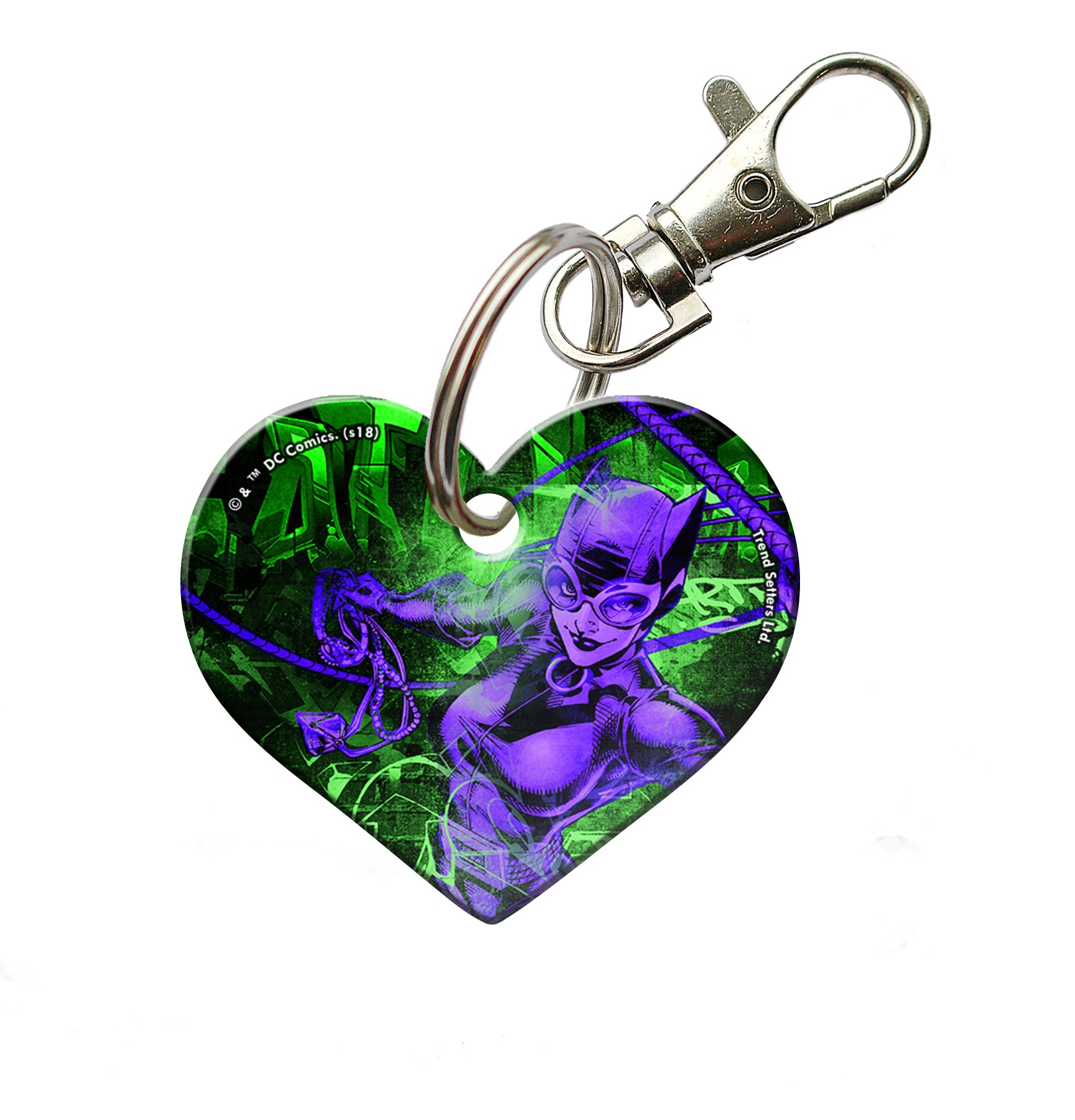 DC Comics (Catwoman - Selina Kyle) Acrylic Keychain ACPKRHEART408