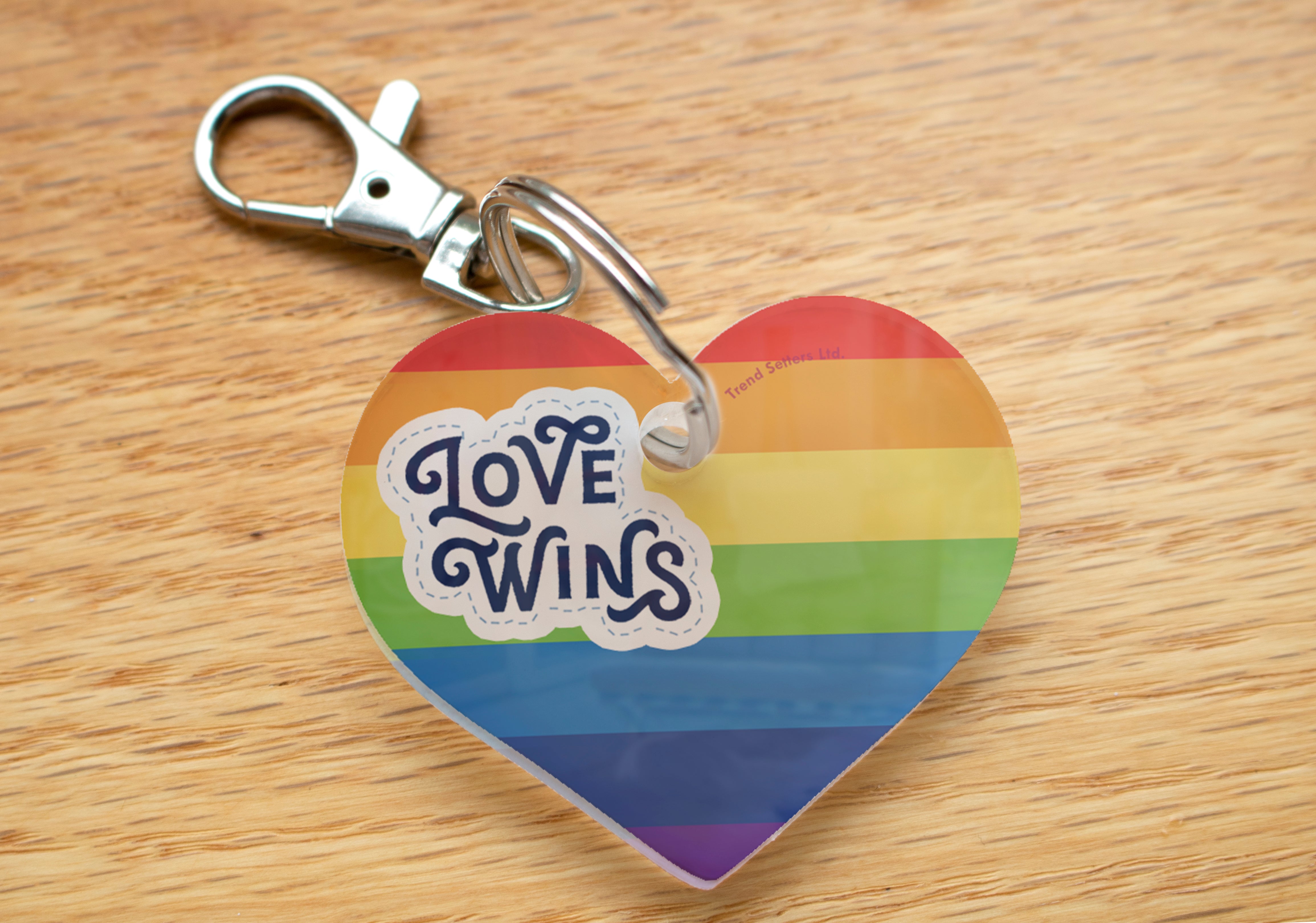 Pride Collection (Love Wins) Acrylic Keychain ACPKRHEART593