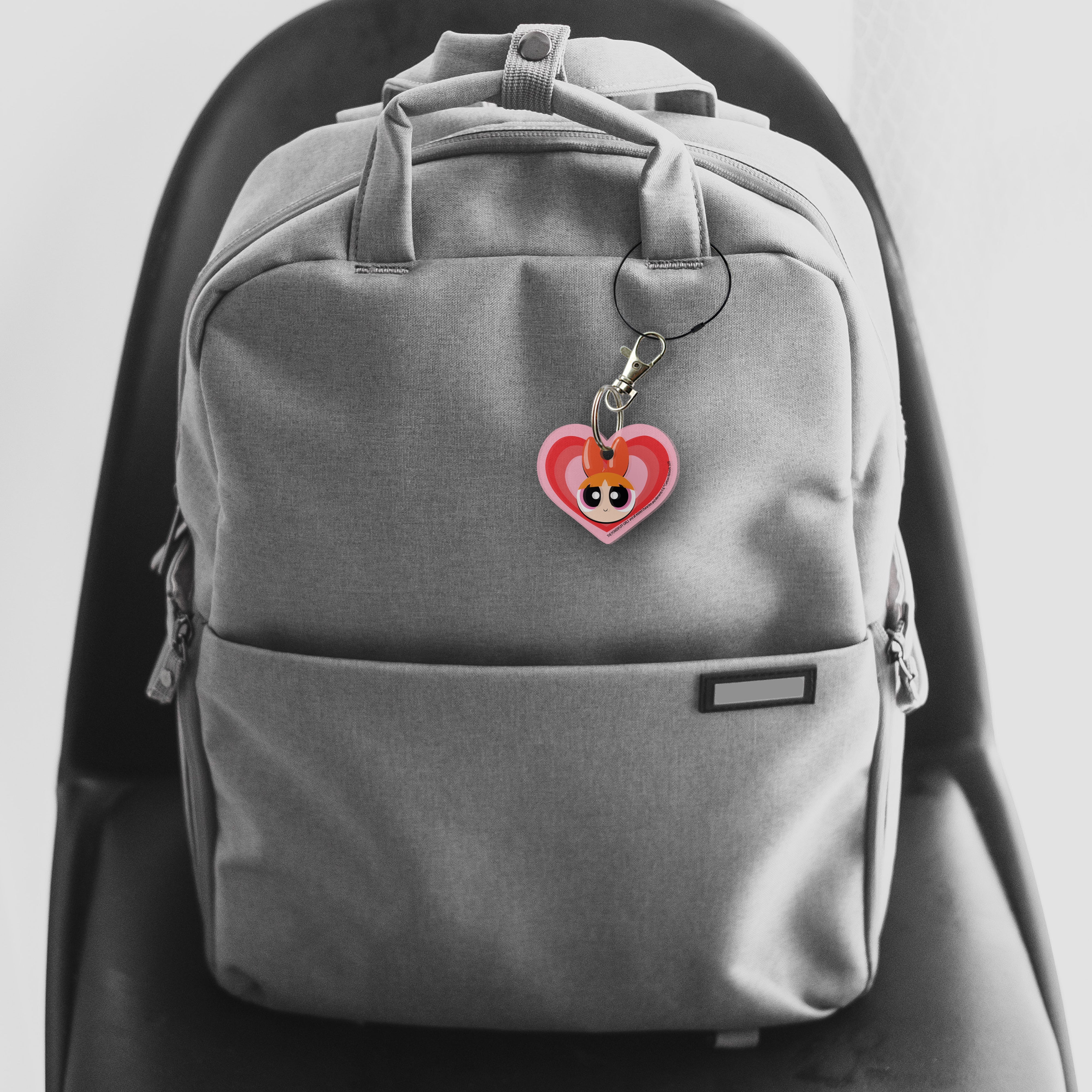 Powerpuff Girls (Blossom) Heart Shaped Acrylic Keychain ACPKRHEART795