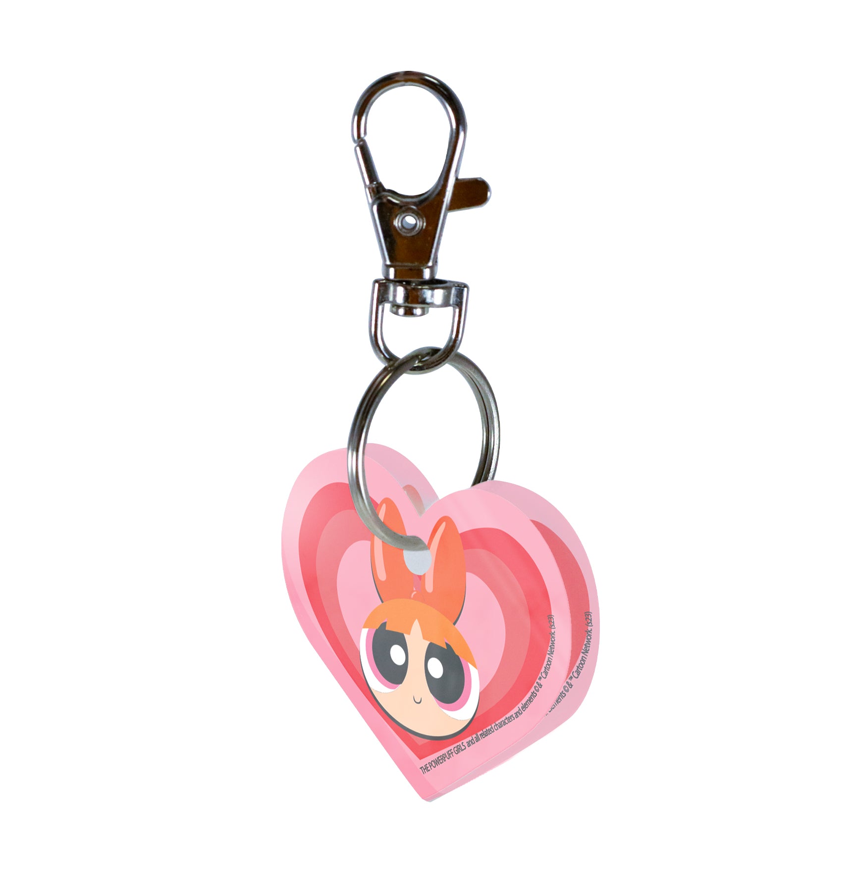 Powerpuff Girls (Blossom) Heart Shaped Acrylic Keychain ACPKRHEART795
