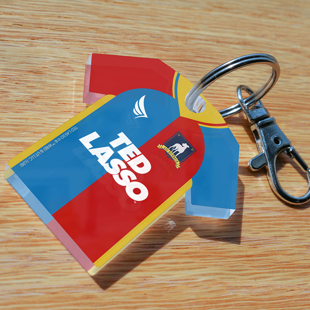 Ted Lasso (AFC Richmond Jersey) 2" x 3" Jersey-Shaped Acrylic Keychain ACPKRJERSEY915