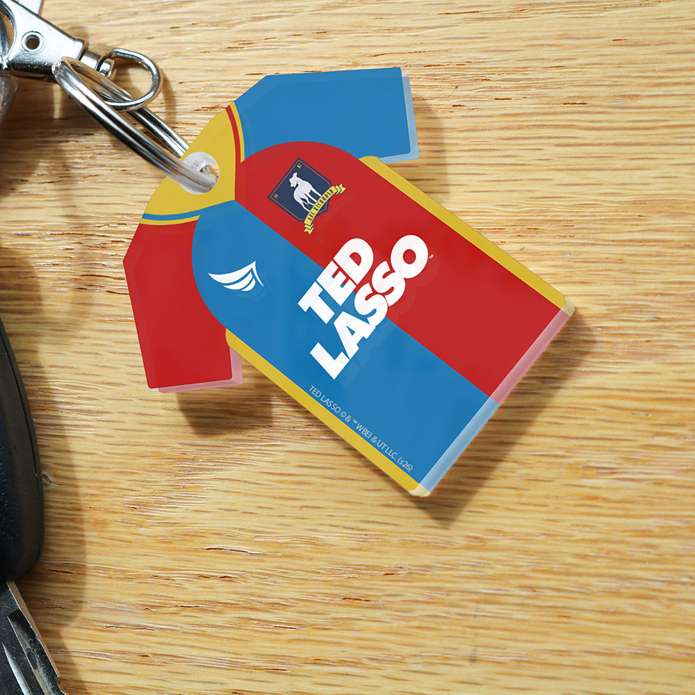 Ted Lasso (AFC Richmond Jersey) 2" x 3" Jersey-Shaped Acrylic Keychain ACPKRJERSEY915