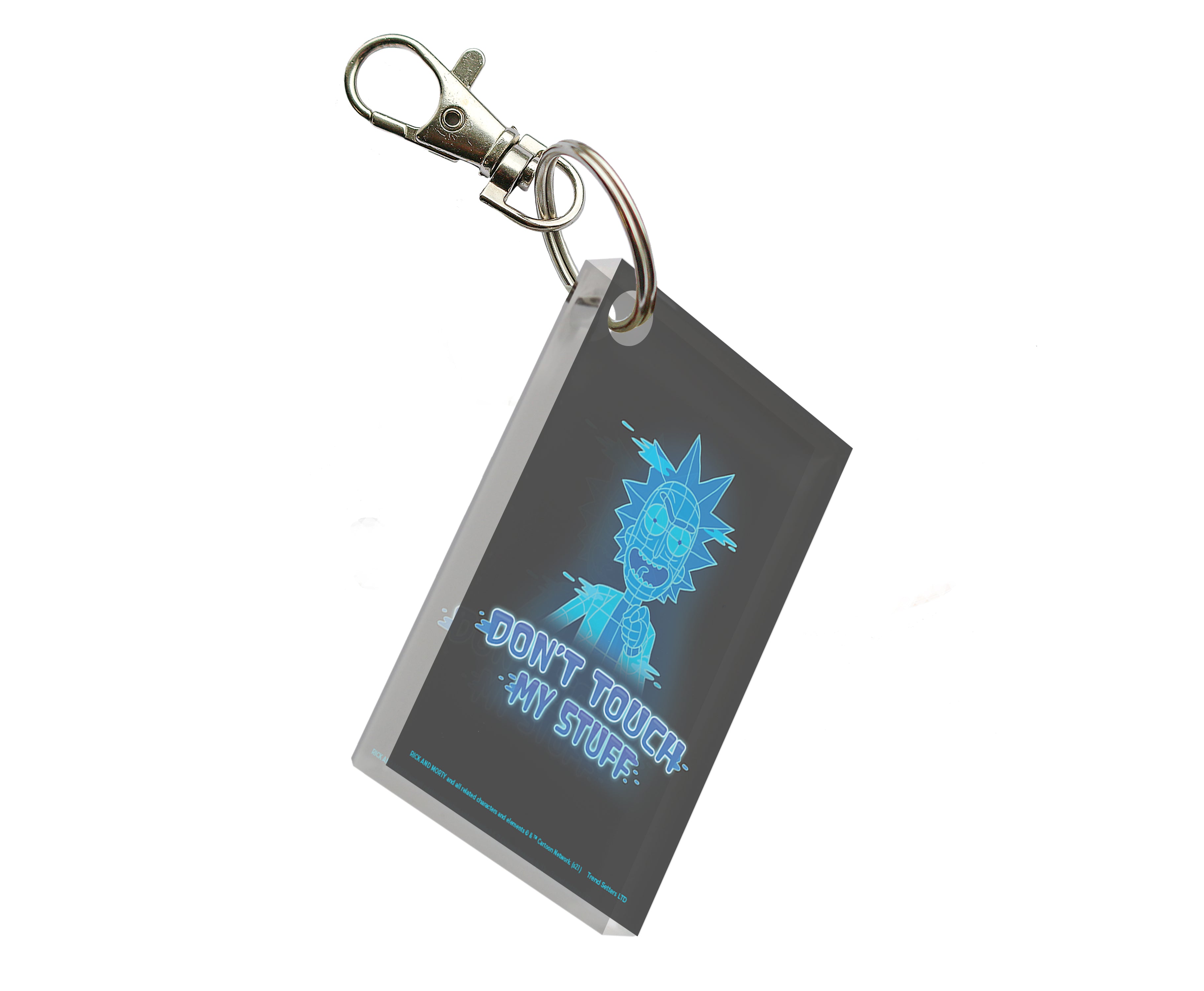 Rick and Morty (Dont Touch My Stuff) Acrylic Keychain ACPKRREC676