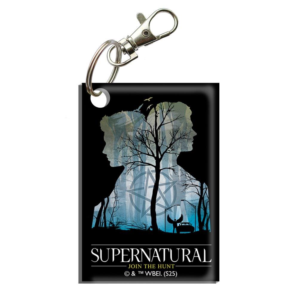 Supernatural (Silhouettes) Rectangle Shaped Acrylic Keychain ACPKRREC878