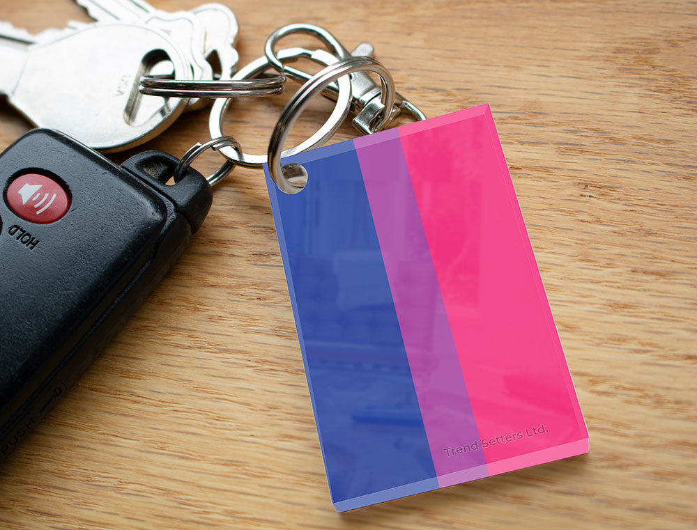 Trend Setters Original (Pride Flag) Personalized Rectangle-Shaped Acrylic Keychain ACPKRREC912
