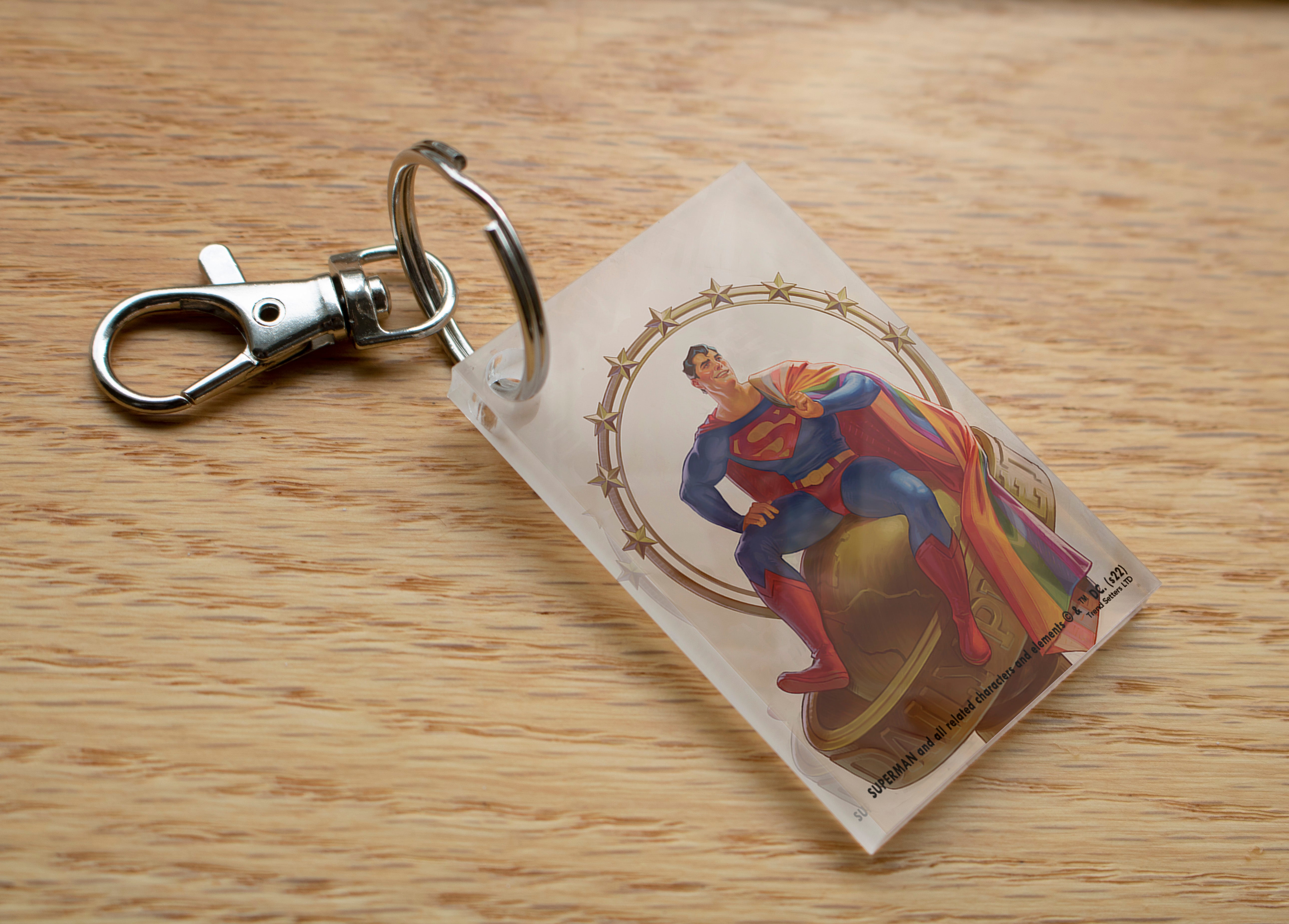 Justice League (Superman Pride) Rectangle Shaped Acrylic Keychain ACPKRREC735