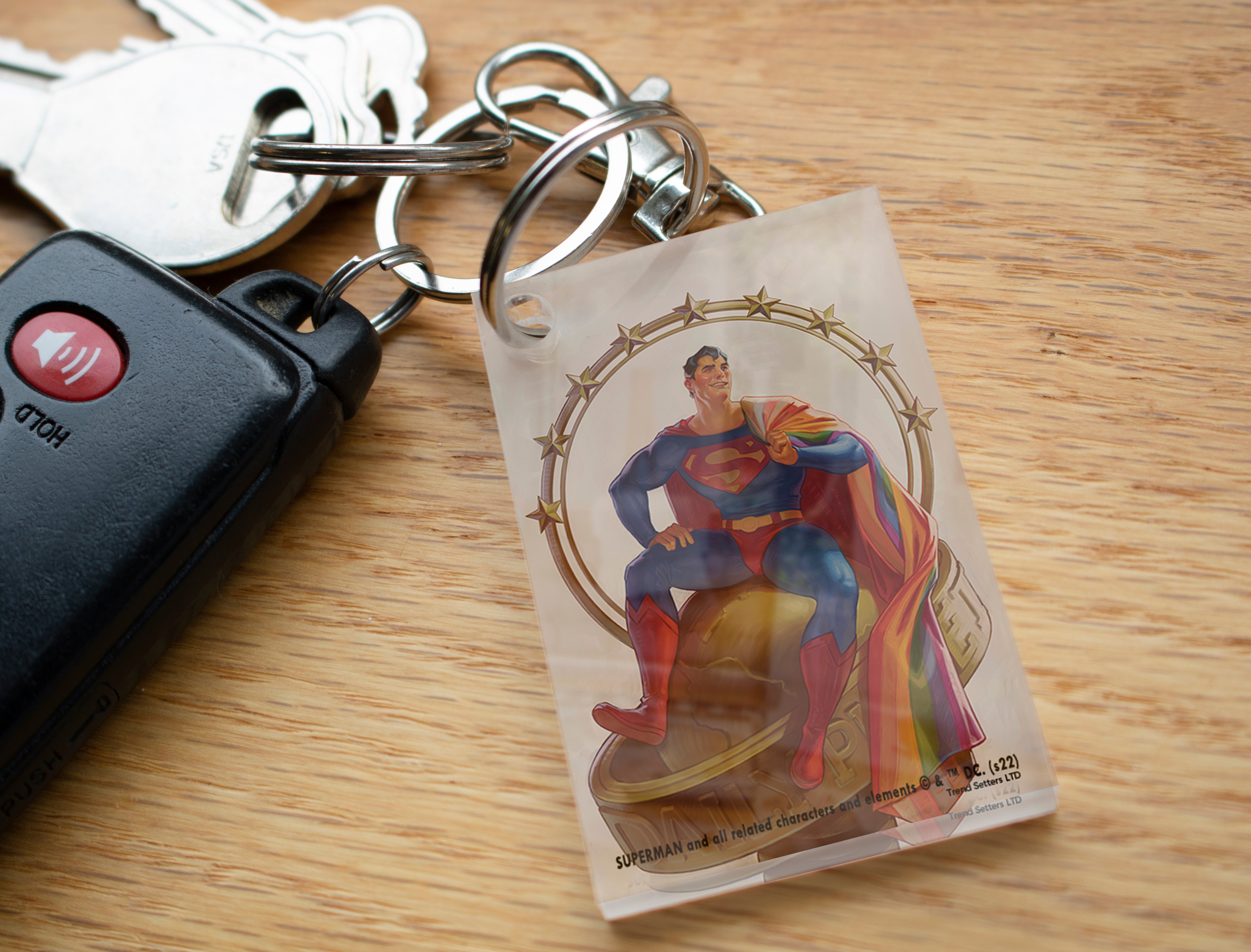 Justice League (Superman Pride) Rectangle Shaped Acrylic Keychain ACPKRREC735