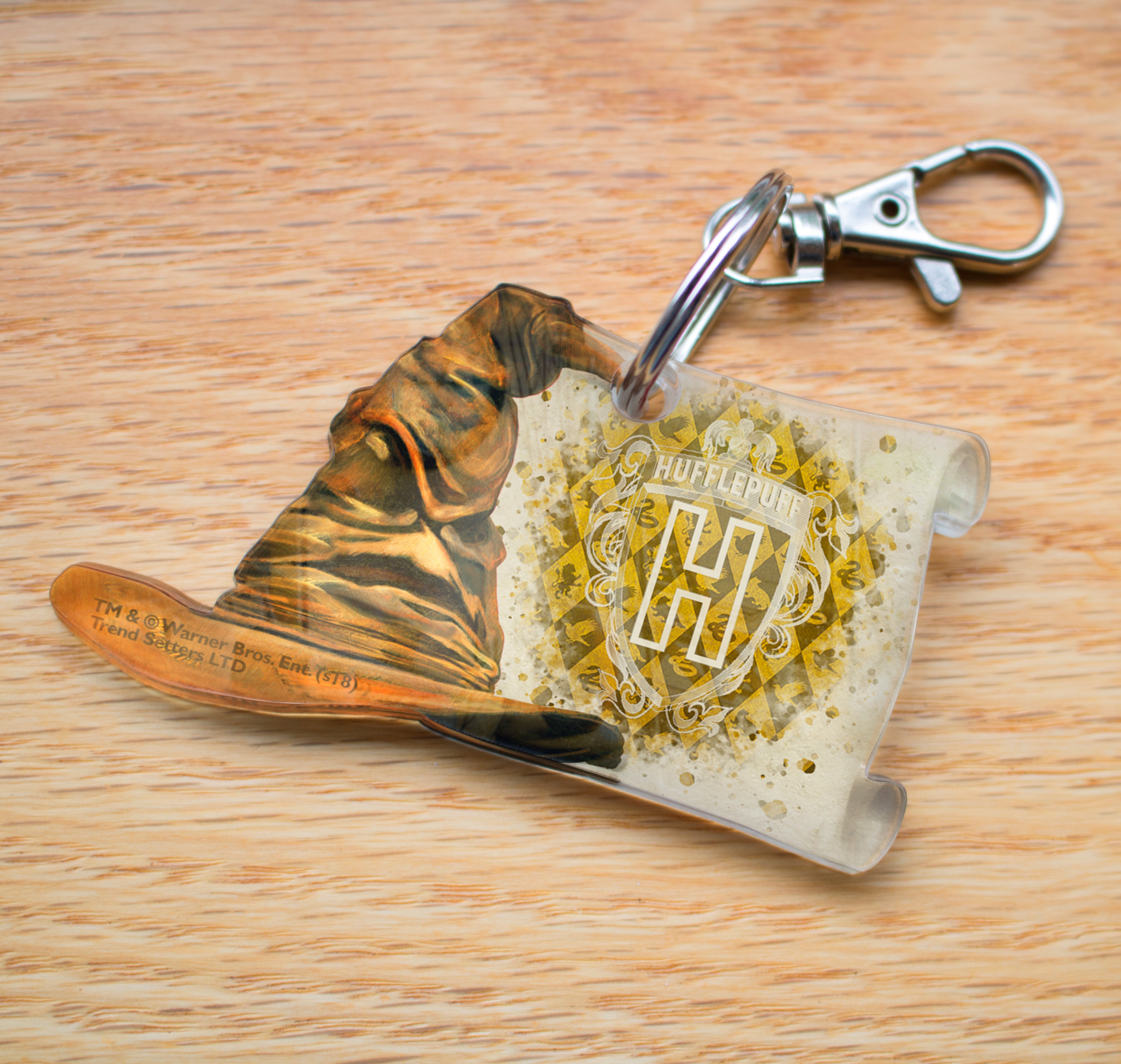 Harry Potter (Hufflepuff Collegiate Crest) Acrylic Keychain ACPKRSORT377
