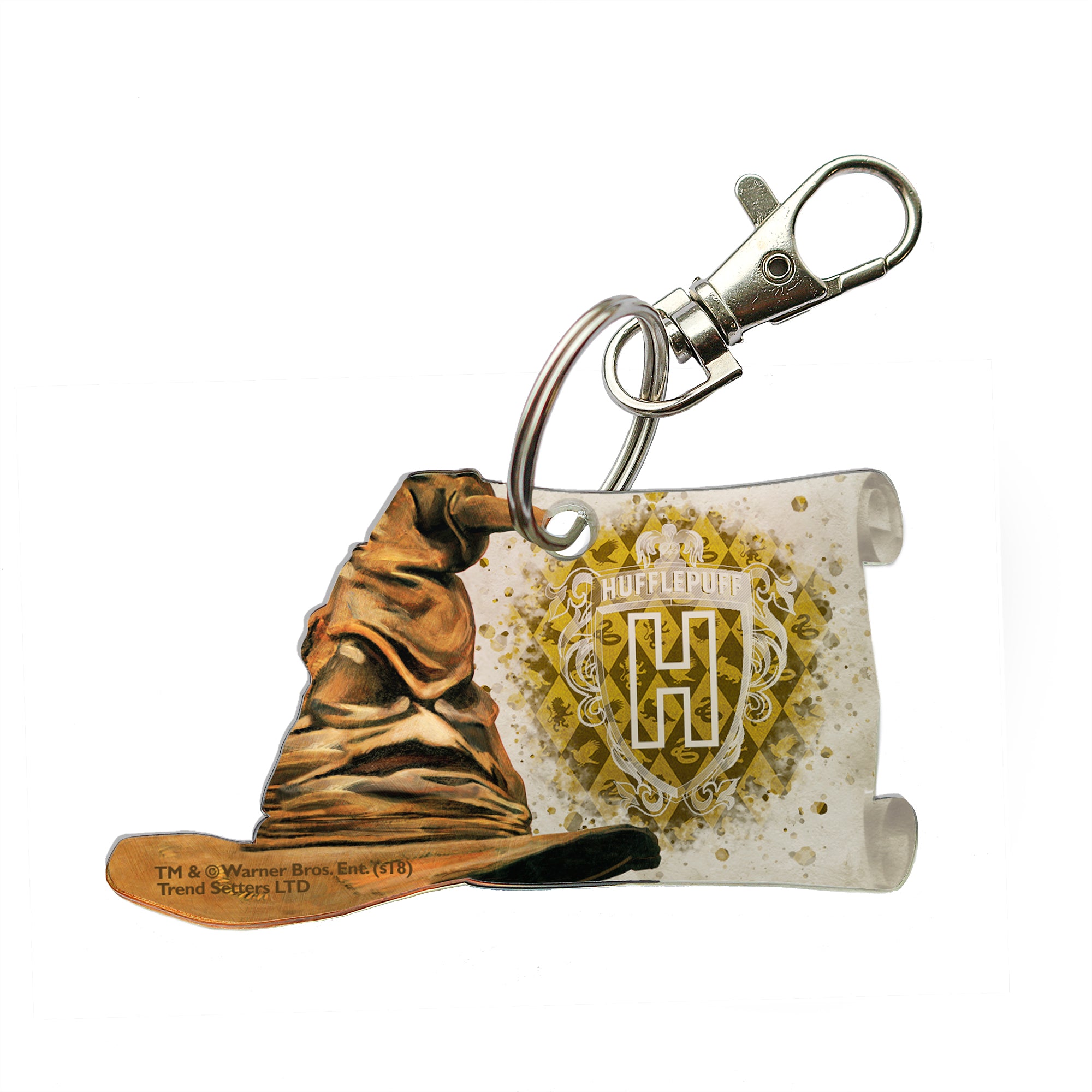 Harry Potter (Hufflepuff Collegiate Crest) Acrylic Keychain ACPKRSORT377
