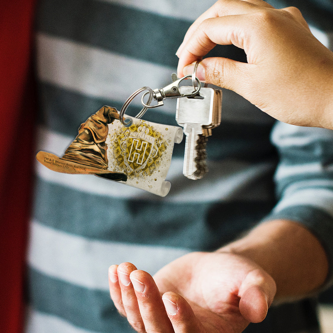 Harry Potter (Hufflepuff Collegiate Crest) Acrylic Keychain ACPKRSORT377