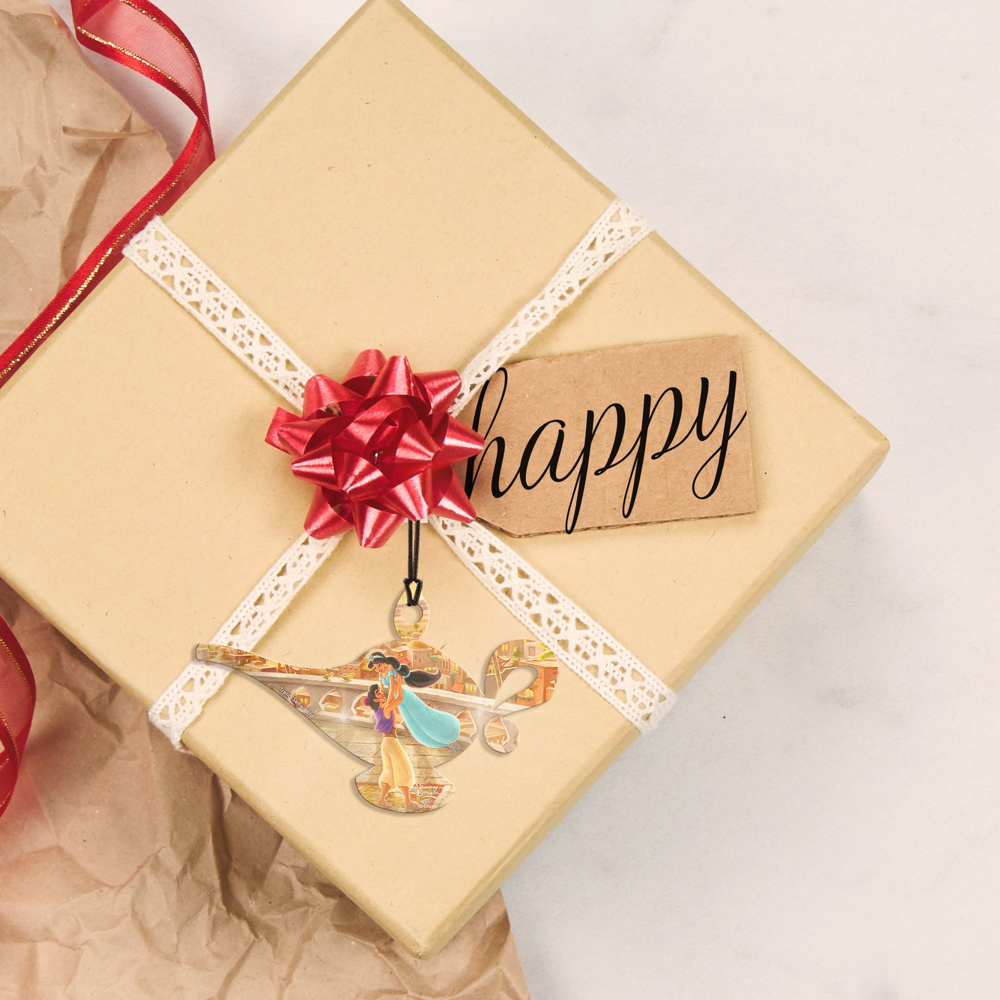 Disney (Jasmine Dancing in the Desert Sunset) Hanging Acrylic Print ACPLAMP576