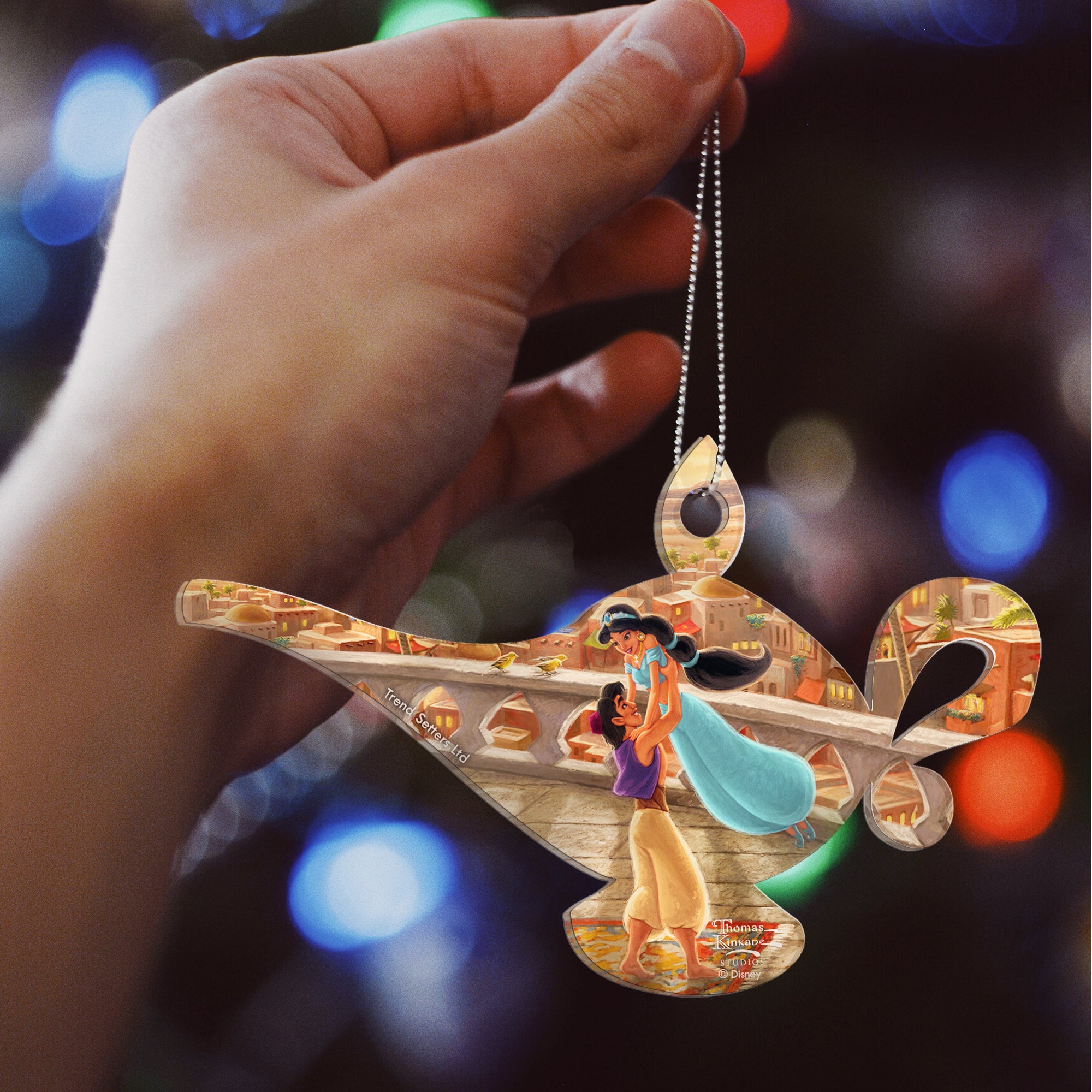 Disney (Jasmine Dancing in the Desert Sunset) Hanging Acrylic Print ACPLAMP576