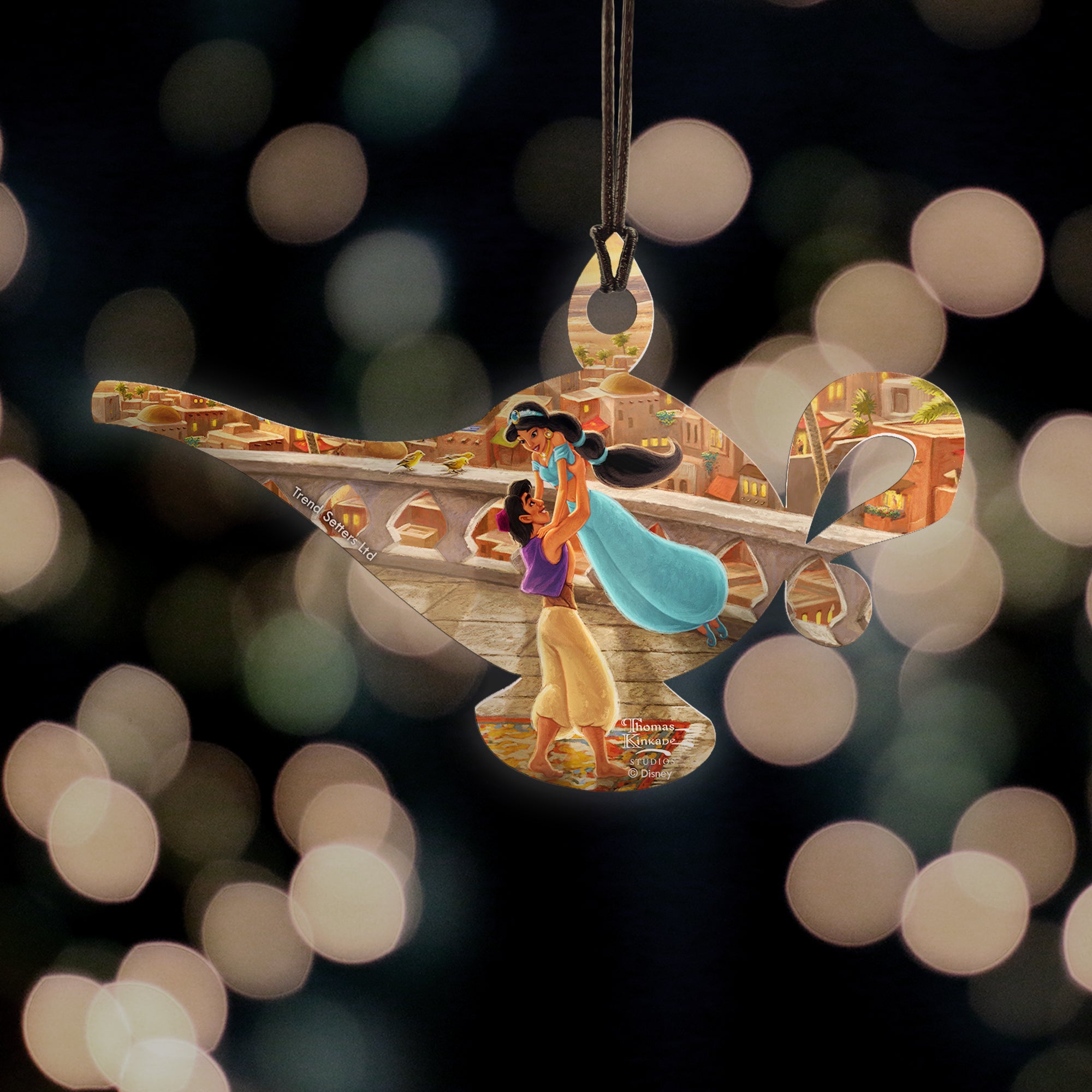 Disney (Jasmine Dancing in the Desert Sunset) Hanging Acrylic Print ACPLAMP576