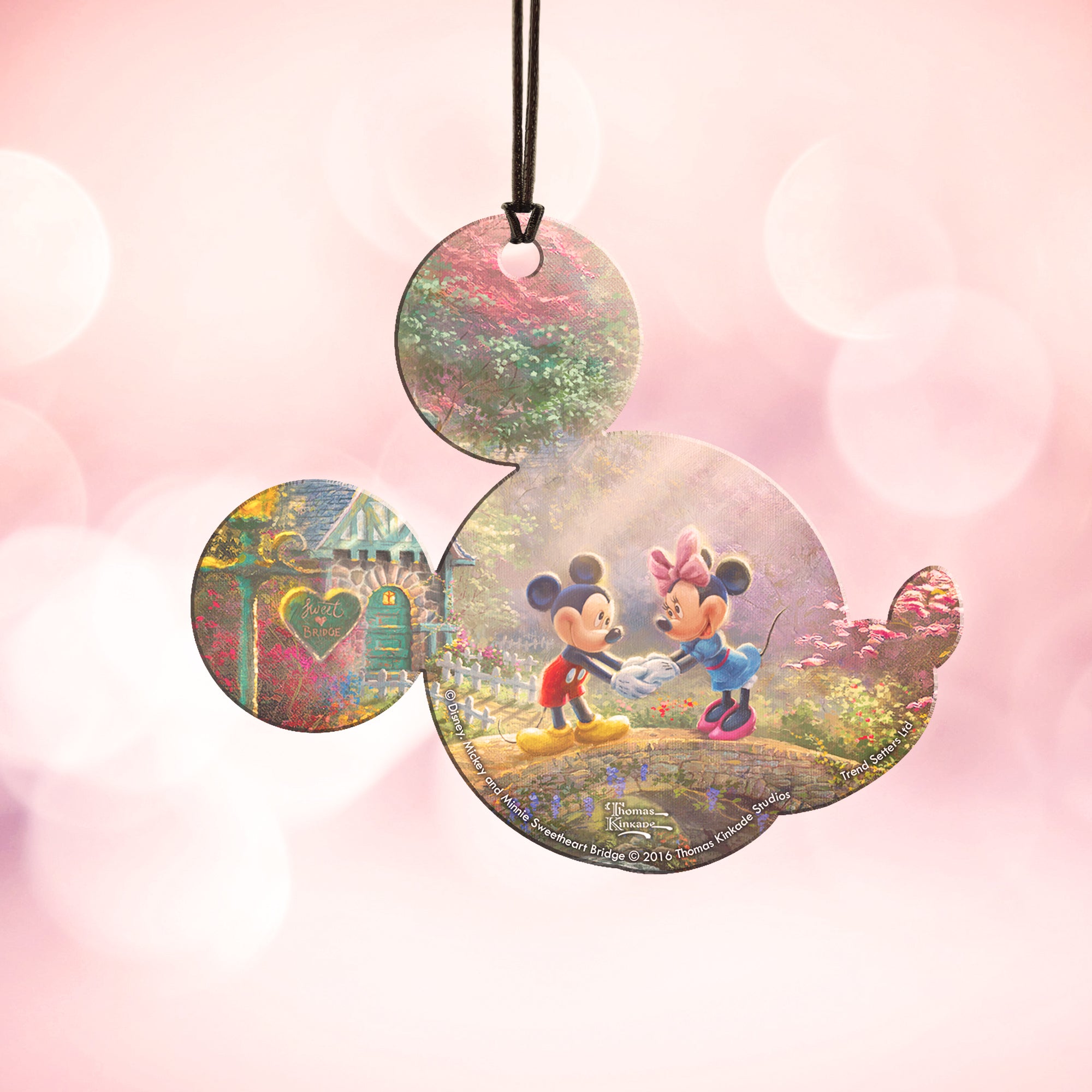 Disney (Mickey and Minnie Mouse - Sweetheart Bridge) Hanging Acrylic Print ACPMICKEY177