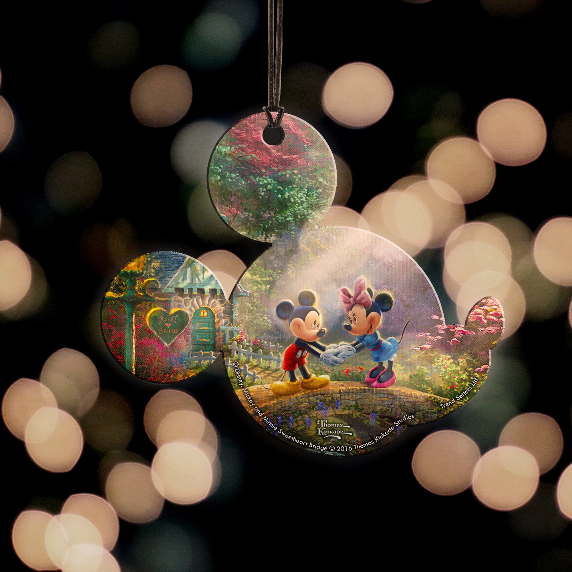 Disney (Mickey and Minnie Mouse - Sweetheart Bridge) Hanging Acrylic Print ACPMICKEY177