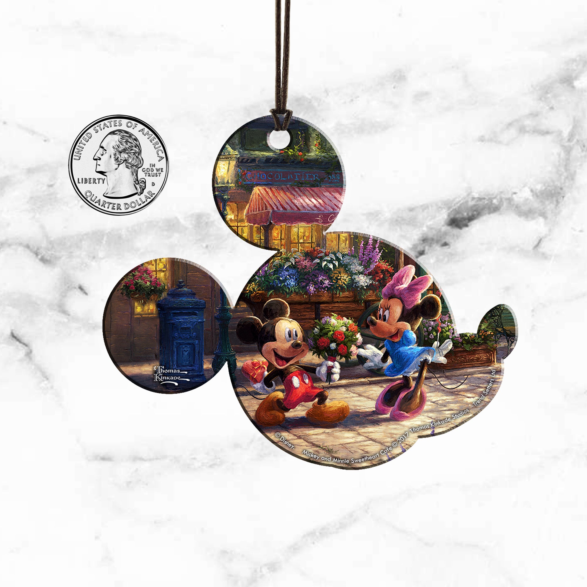 Disney (Mickey and Minnie Mouse - Sweetheart Cafe) Hanging Acrylic Print ACPMICKEY282