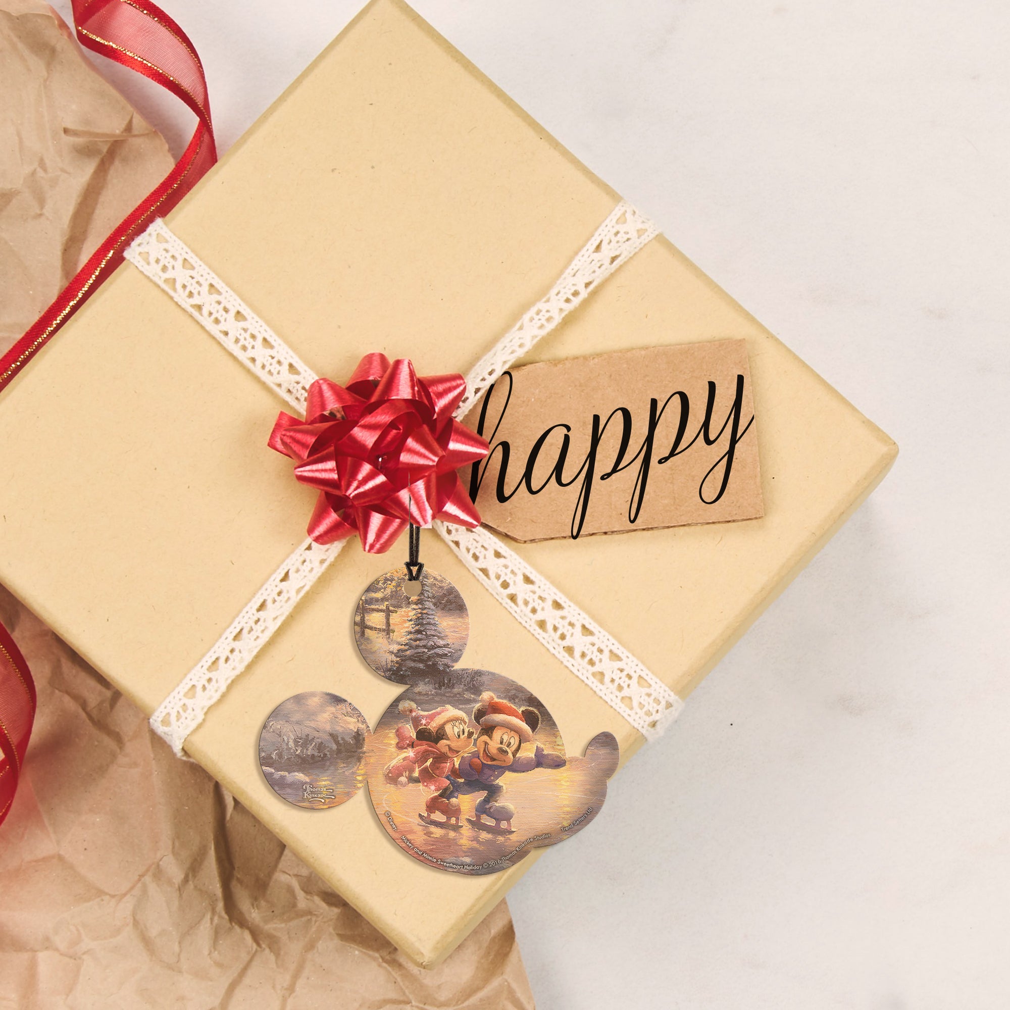 Disney (Mickey and Minnie Sweetheart Holiday) Hanging Acrylic Print ACPMICKEY284