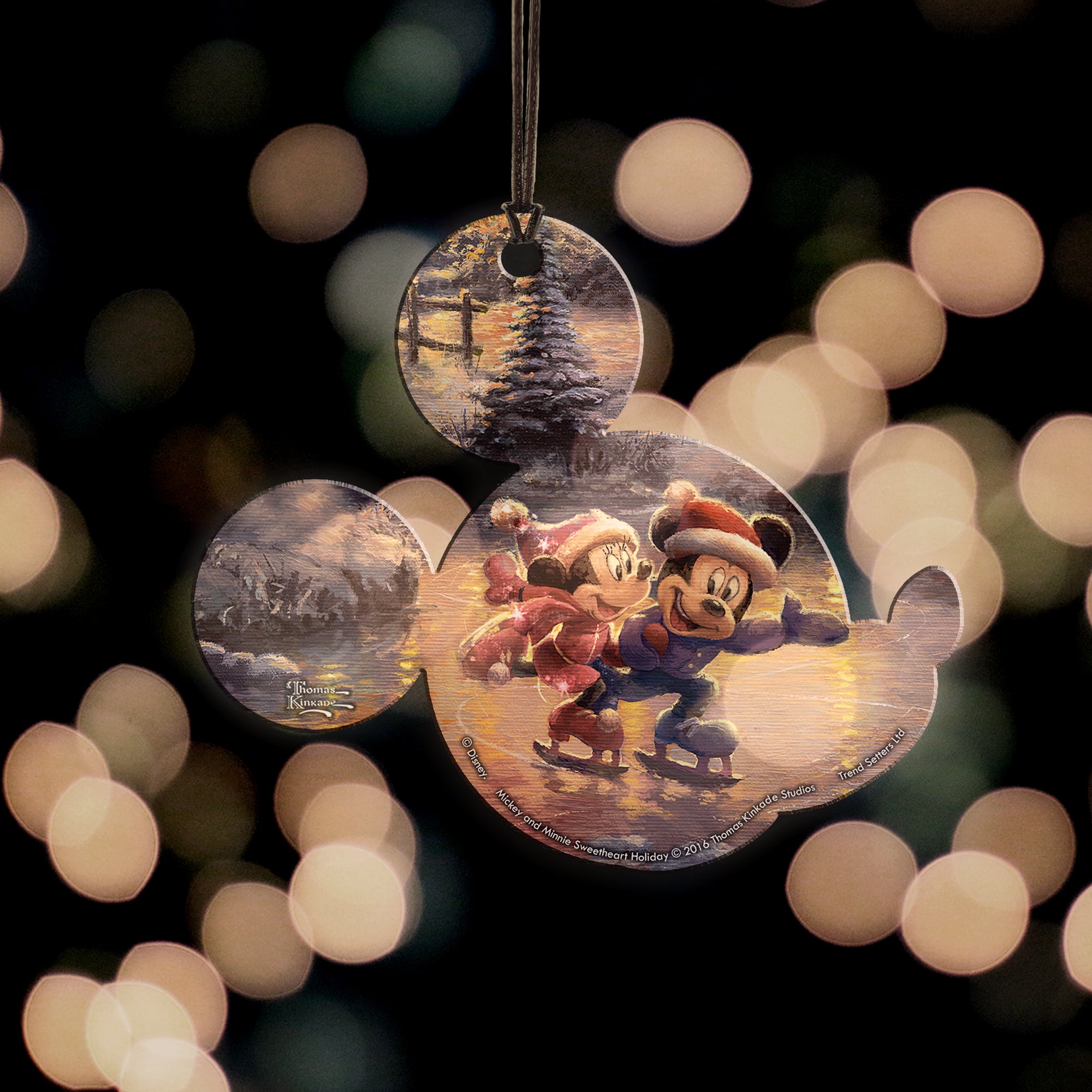 Disney (Mickey and Minnie Sweetheart Holiday) Hanging Acrylic Print ACPMICKEY284