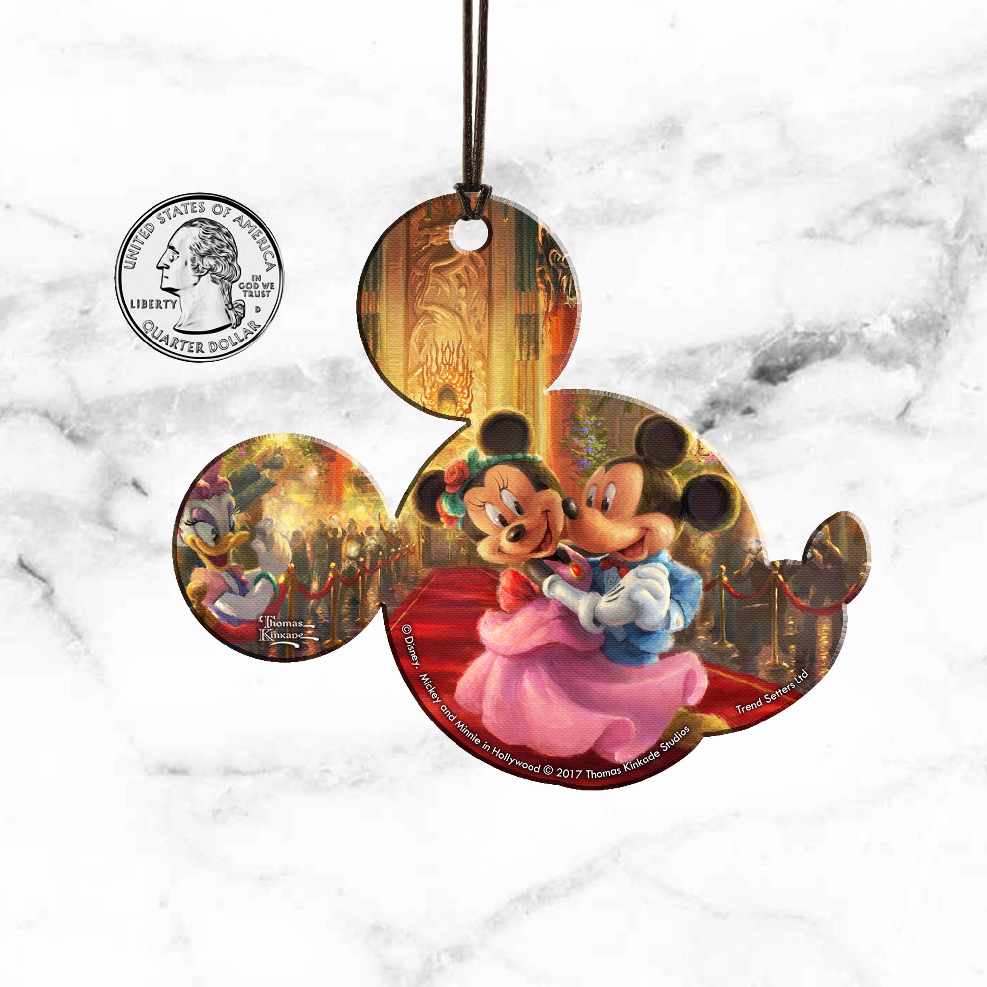 Disney (Mickey and Minnie Mouse in Hollywood) Hanging Acrylic Print ACPMICKEY313