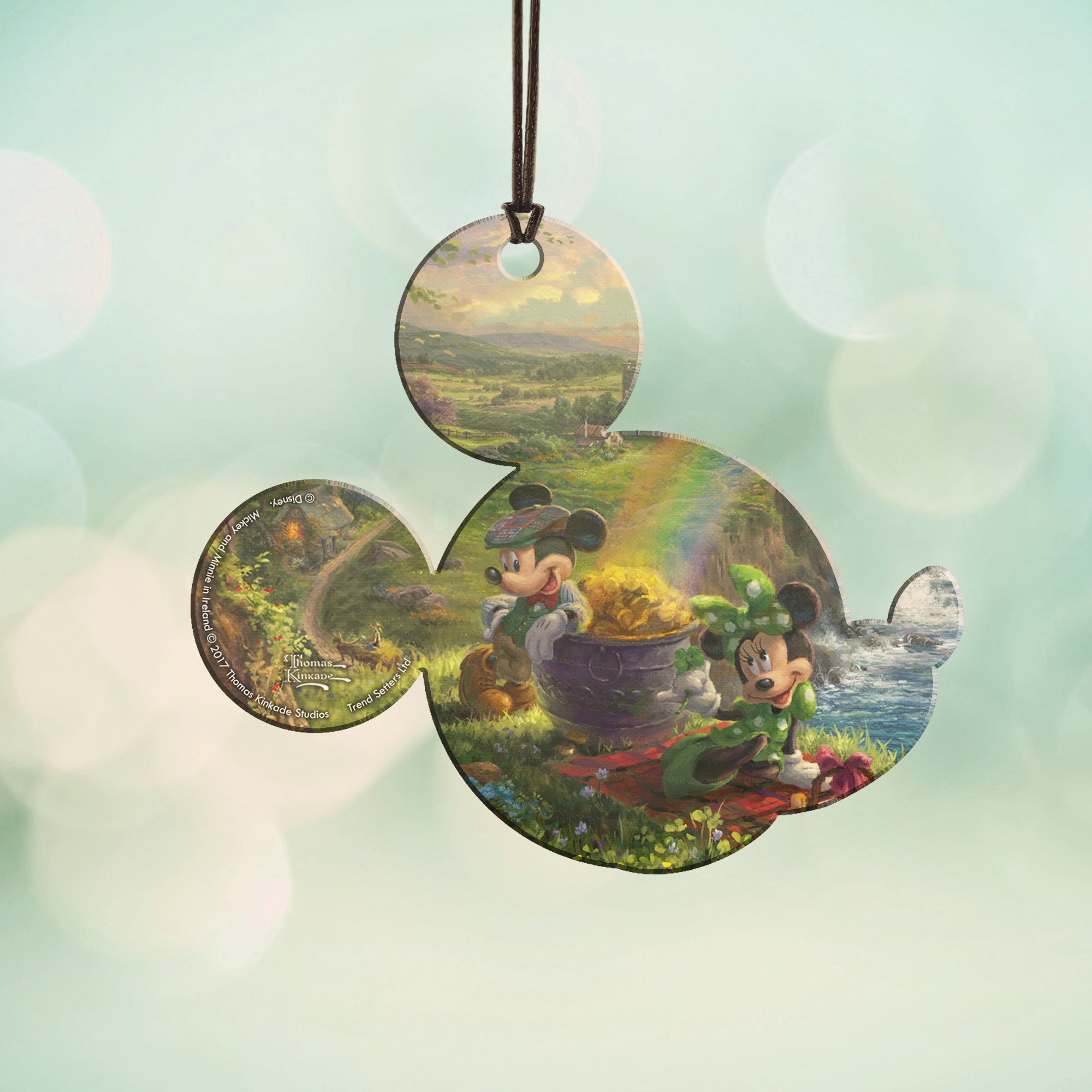 Disney (Mickey and Minnie Mouse in Ireland) Hanging Acrylic Print ACPMICKEY323