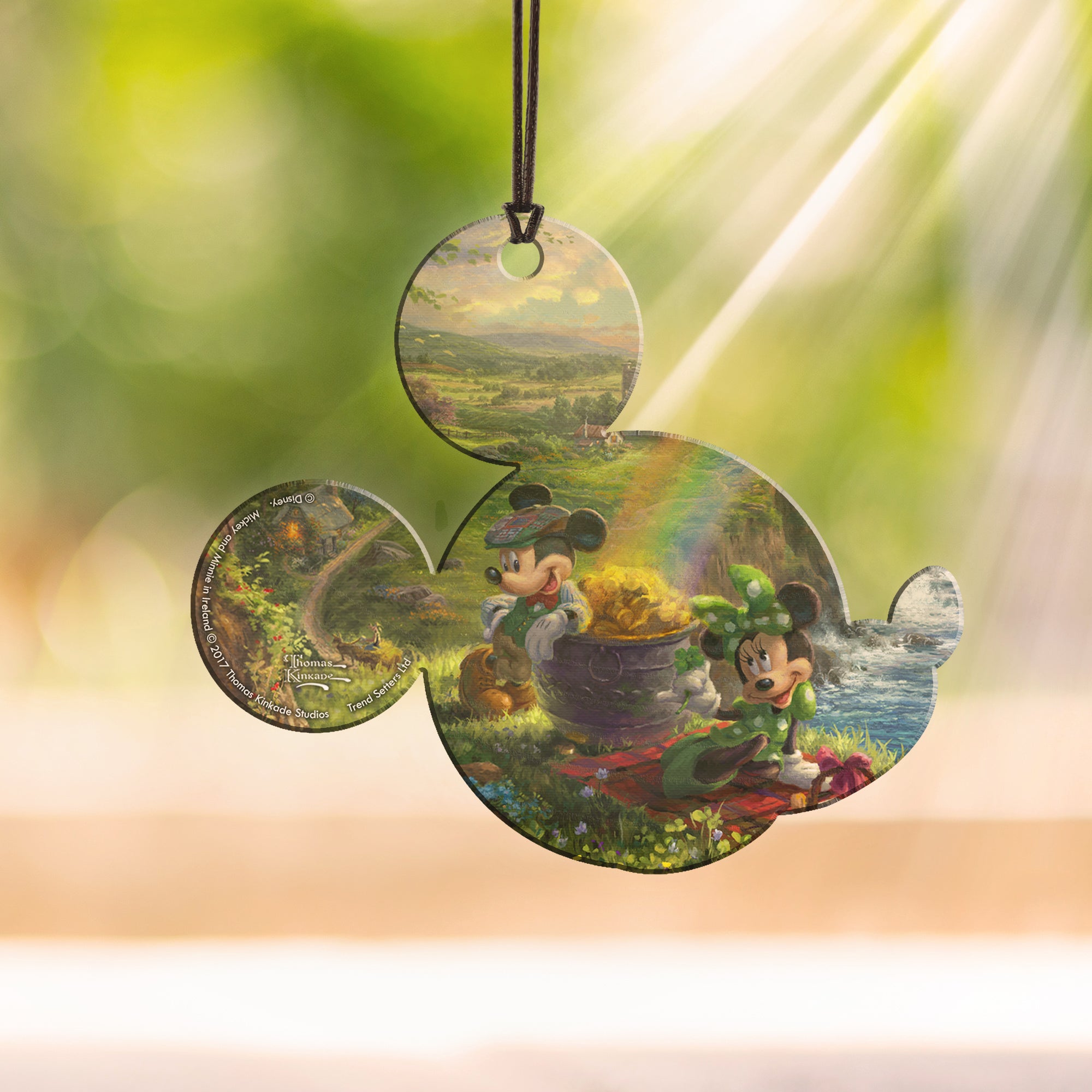 Disney (Mickey and Minnie Mouse in Ireland) Hanging Acrylic Print ACPMICKEY323