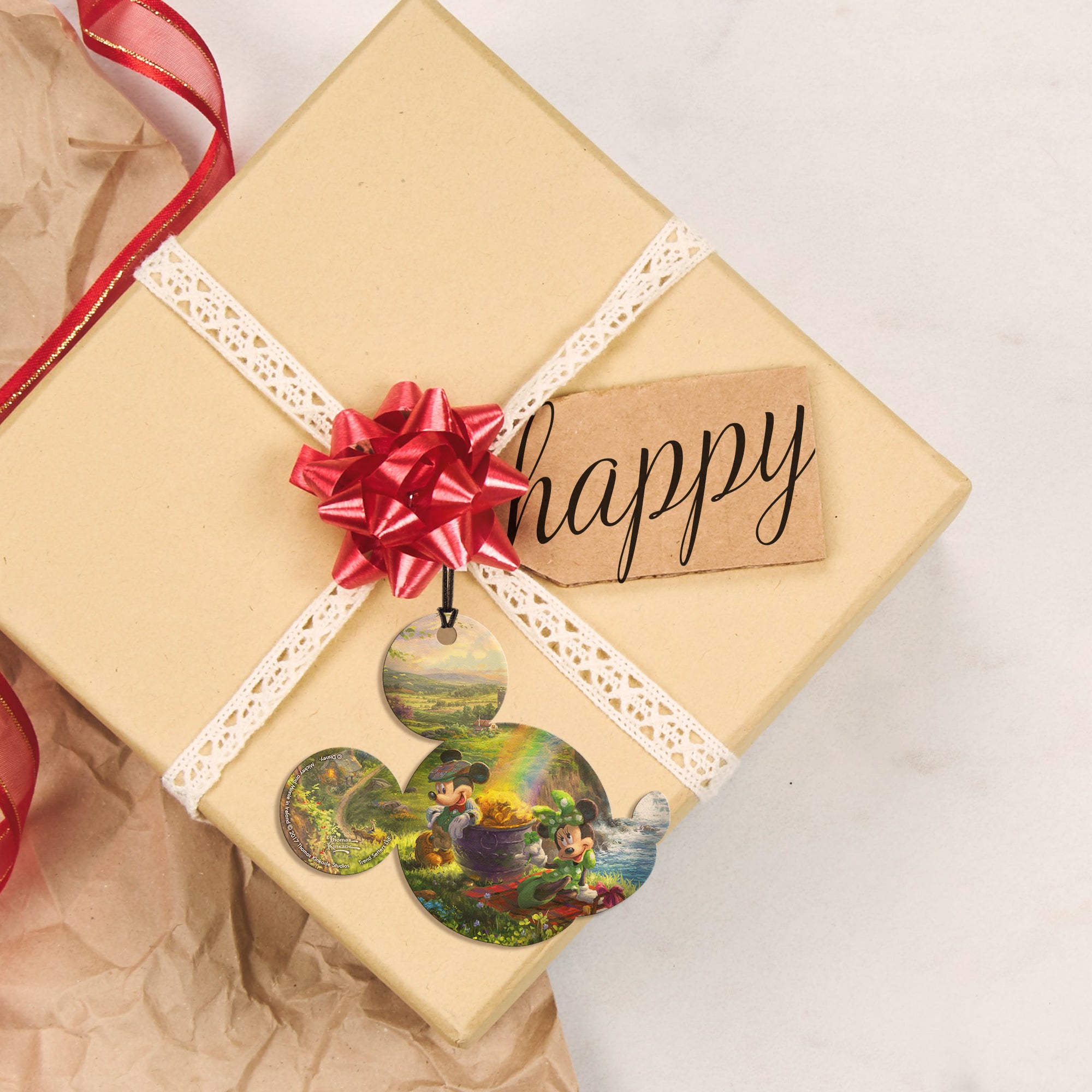 Disney (Mickey and Minnie Mouse in Ireland) Hanging Acrylic Print ACPMICKEY323