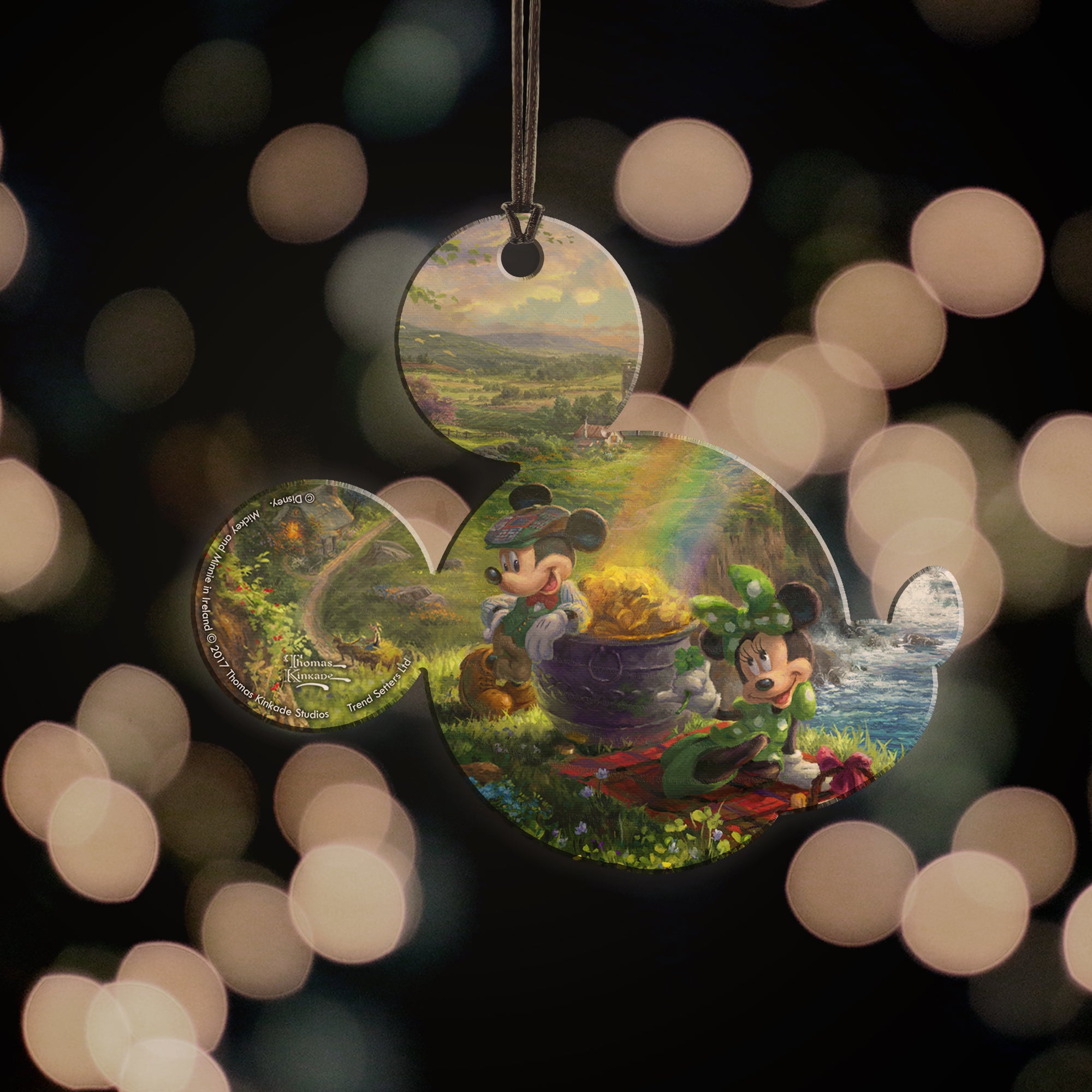 Disney (Mickey and Minnie Mouse in Ireland) Hanging Acrylic Print ACPMICKEY323