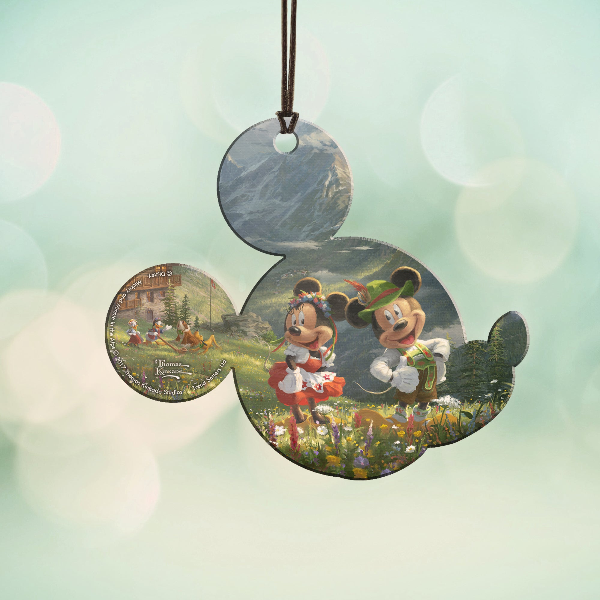 Disney (Mickey and Minnie in the Alps) Hanging Acrylic Print ACPMICKEY326