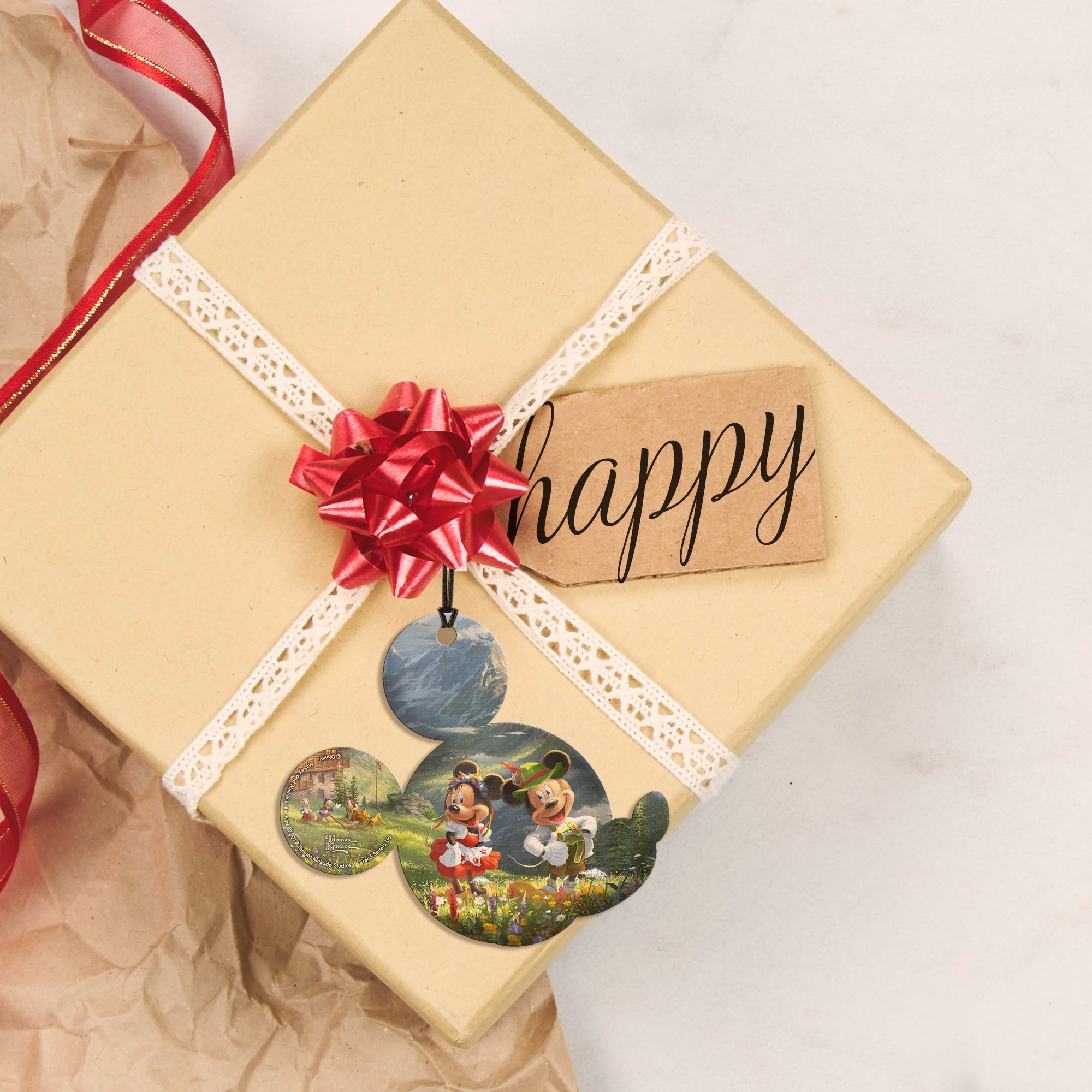 Disney (Mickey and Minnie in the Alps) Hanging Acrylic Print ACPMICKEY326