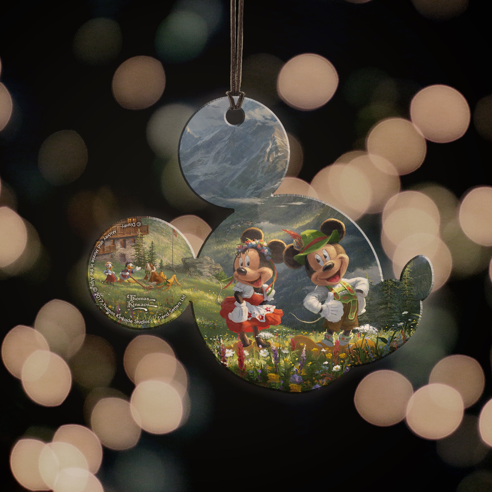 Disney (Mickey and Minnie in the Alps) Hanging Acrylic Print ACPMICKEY326