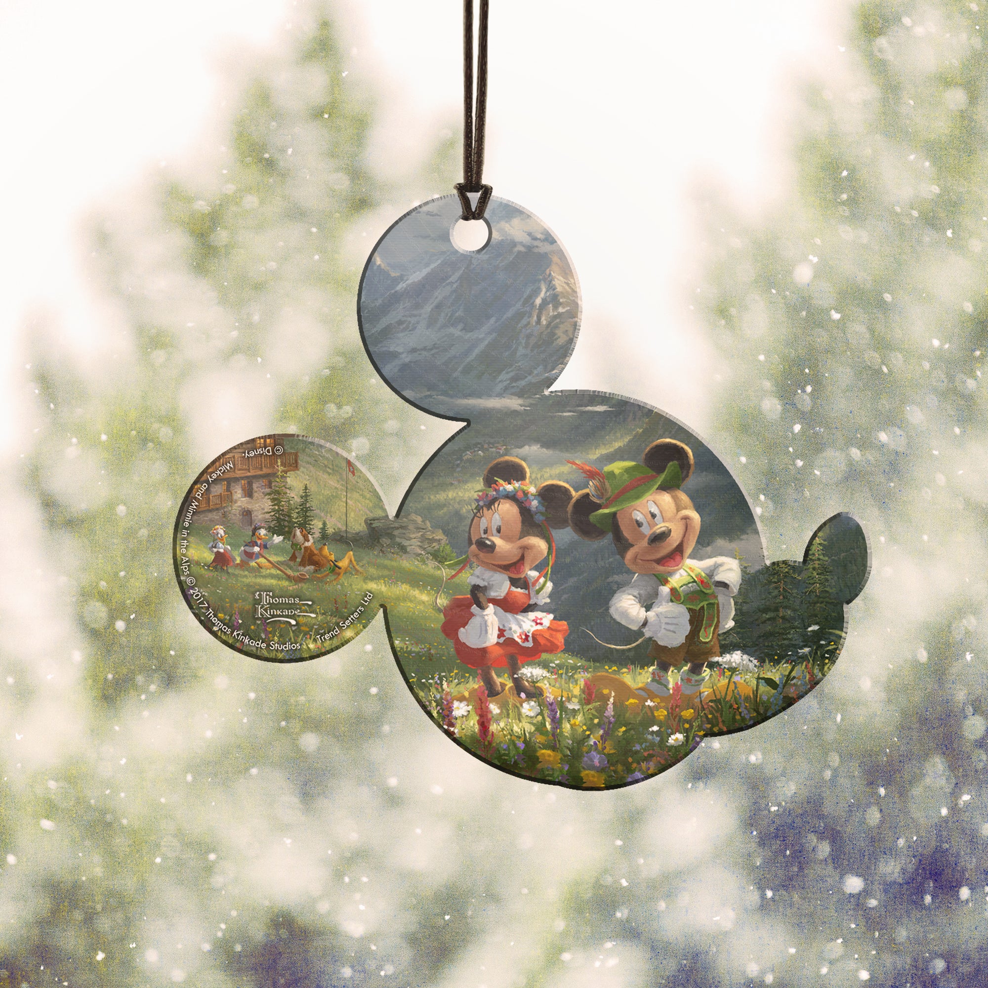 Disney (Mickey and Minnie in the Alps) Hanging Acrylic Print ACPMICKEY326